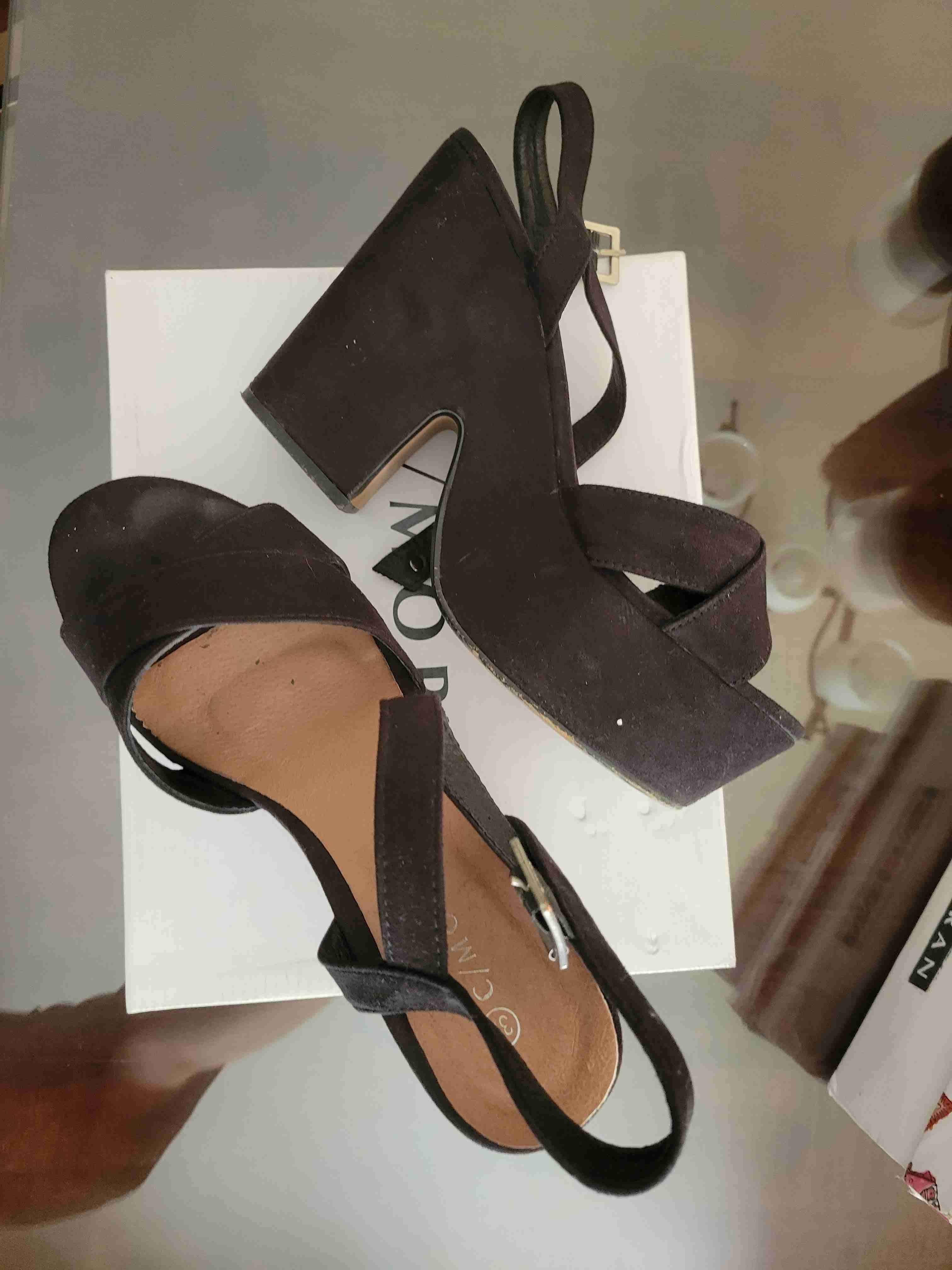 Sandalias negras de plataforma C/M - miniatura 3