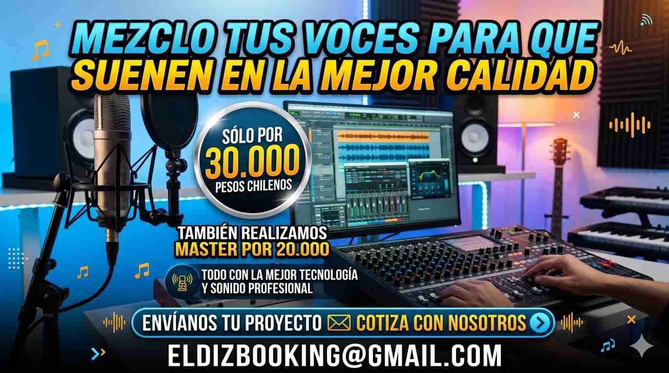 Servicio de mezcla y masterización