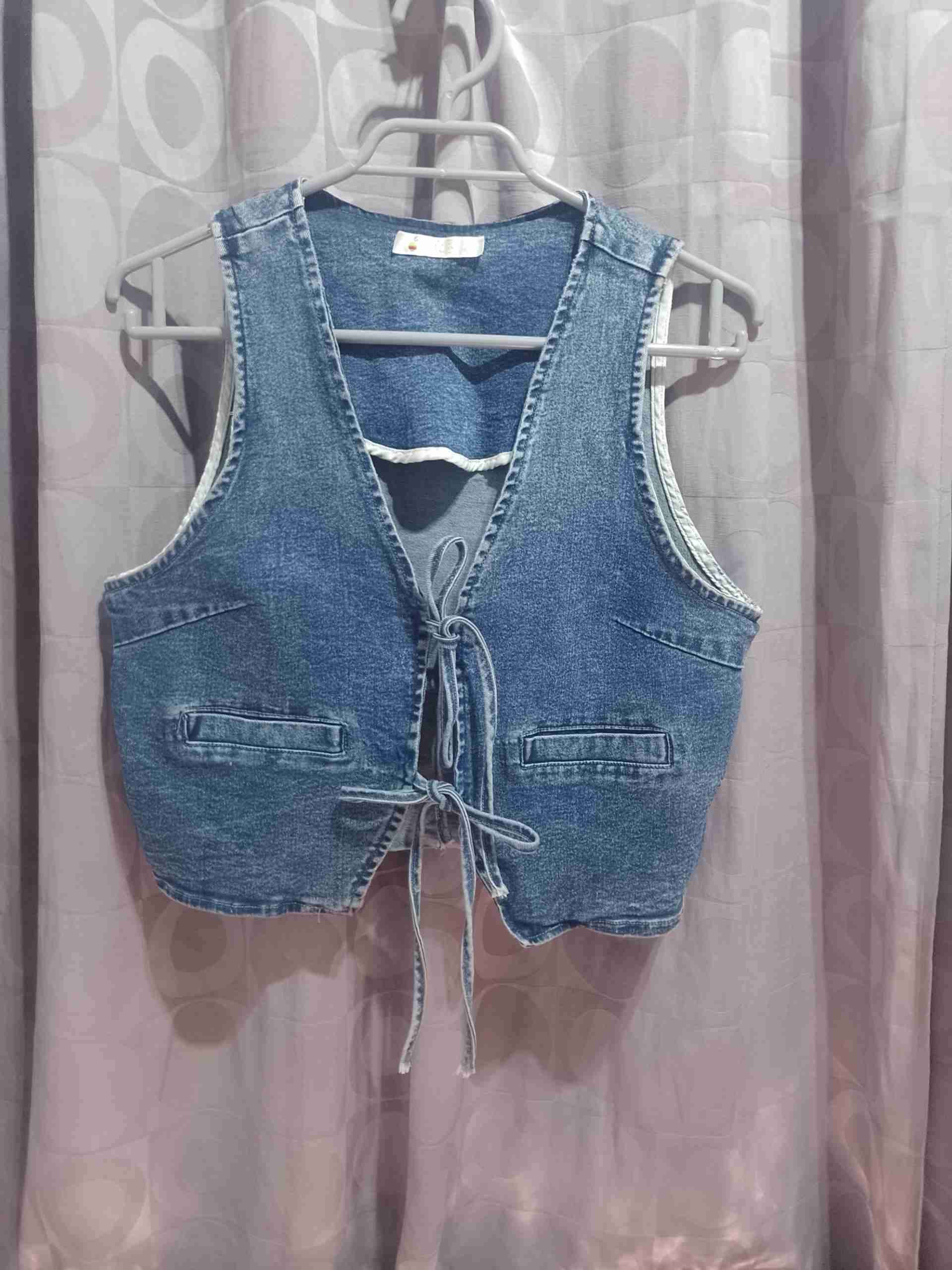 Chaleco de mezclilla sin mangas