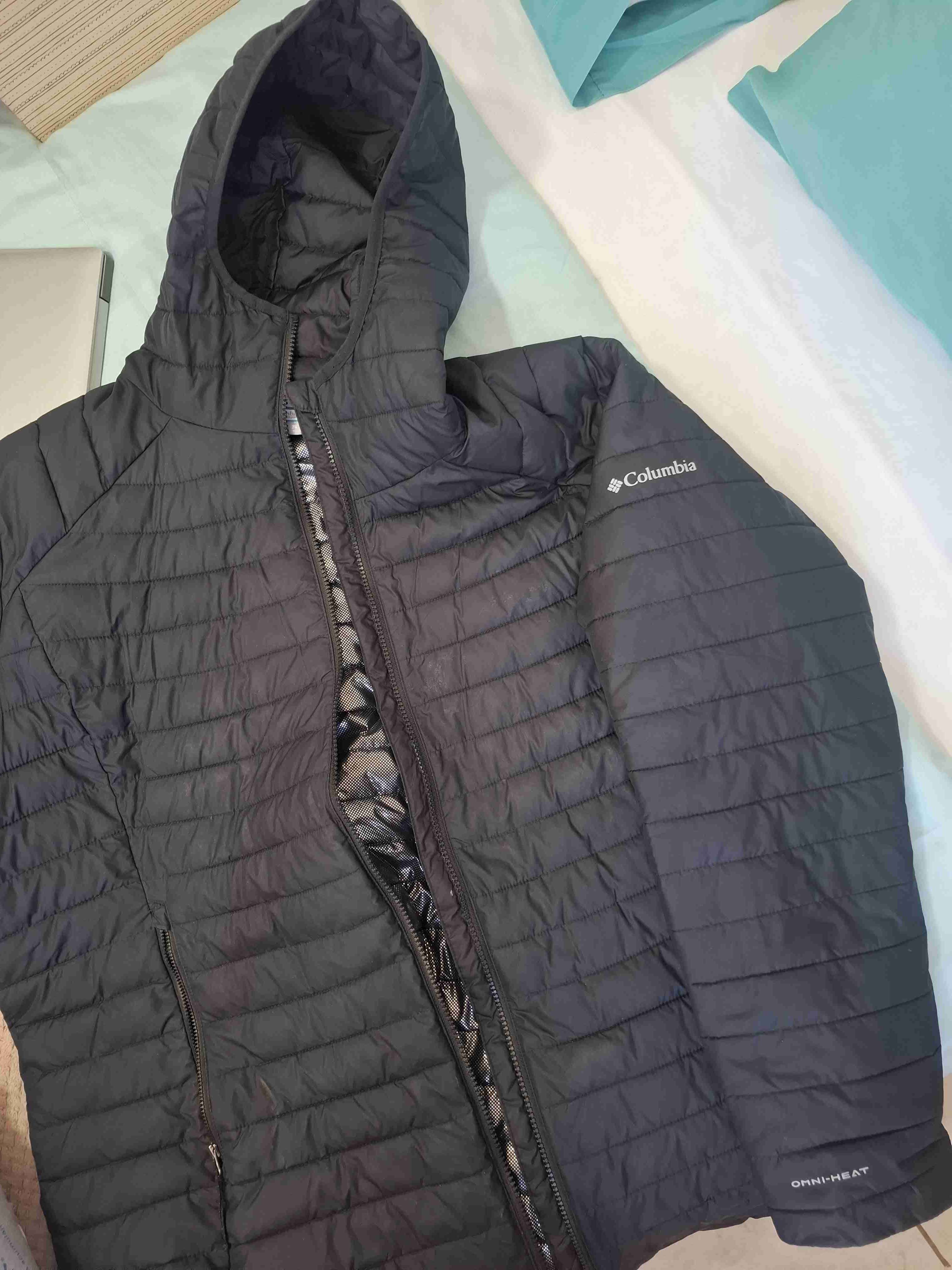 Parka Columbia negra con capucha - miniatura 1