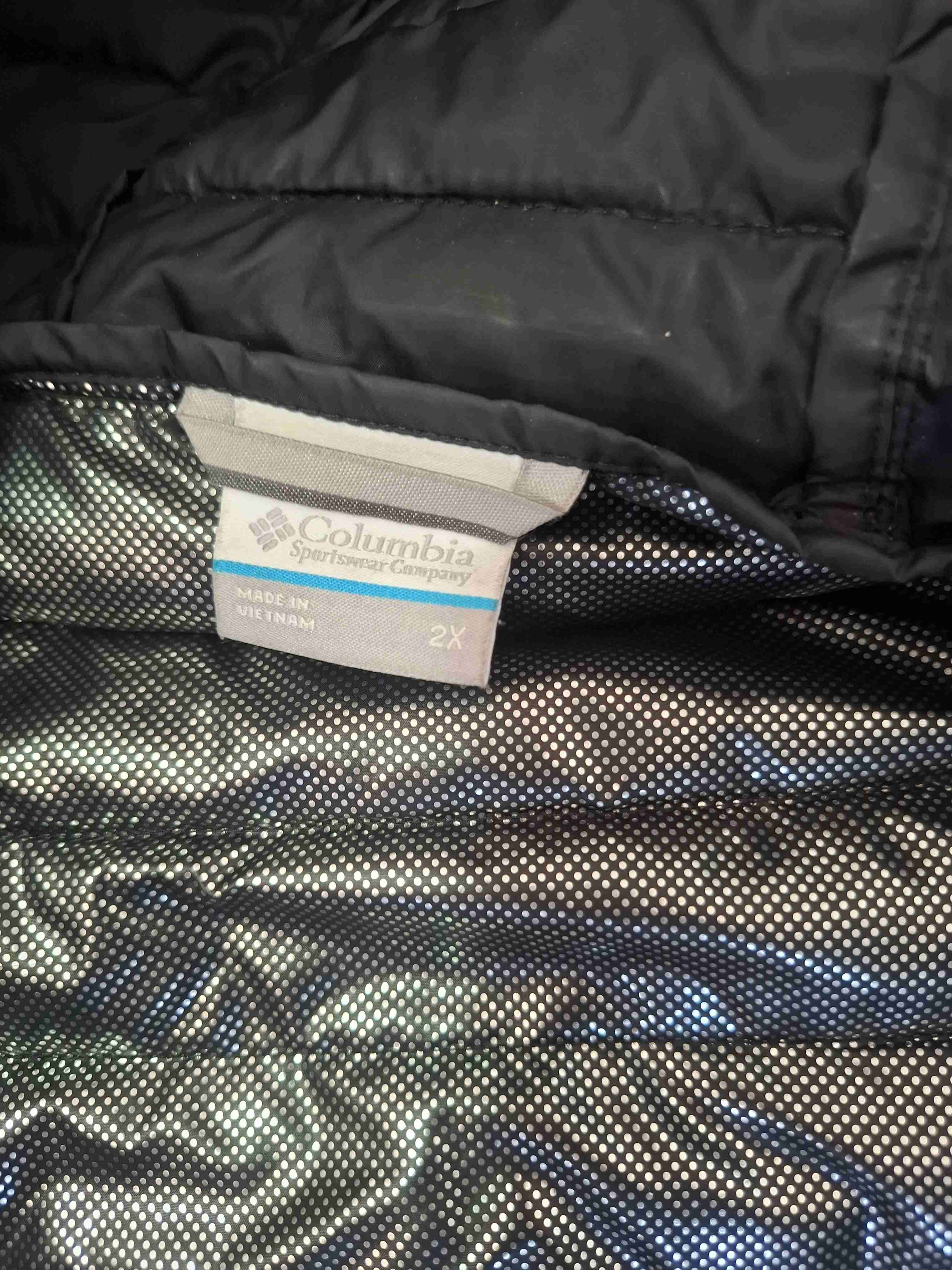 Parka Columbia negra con capucha - miniatura 3