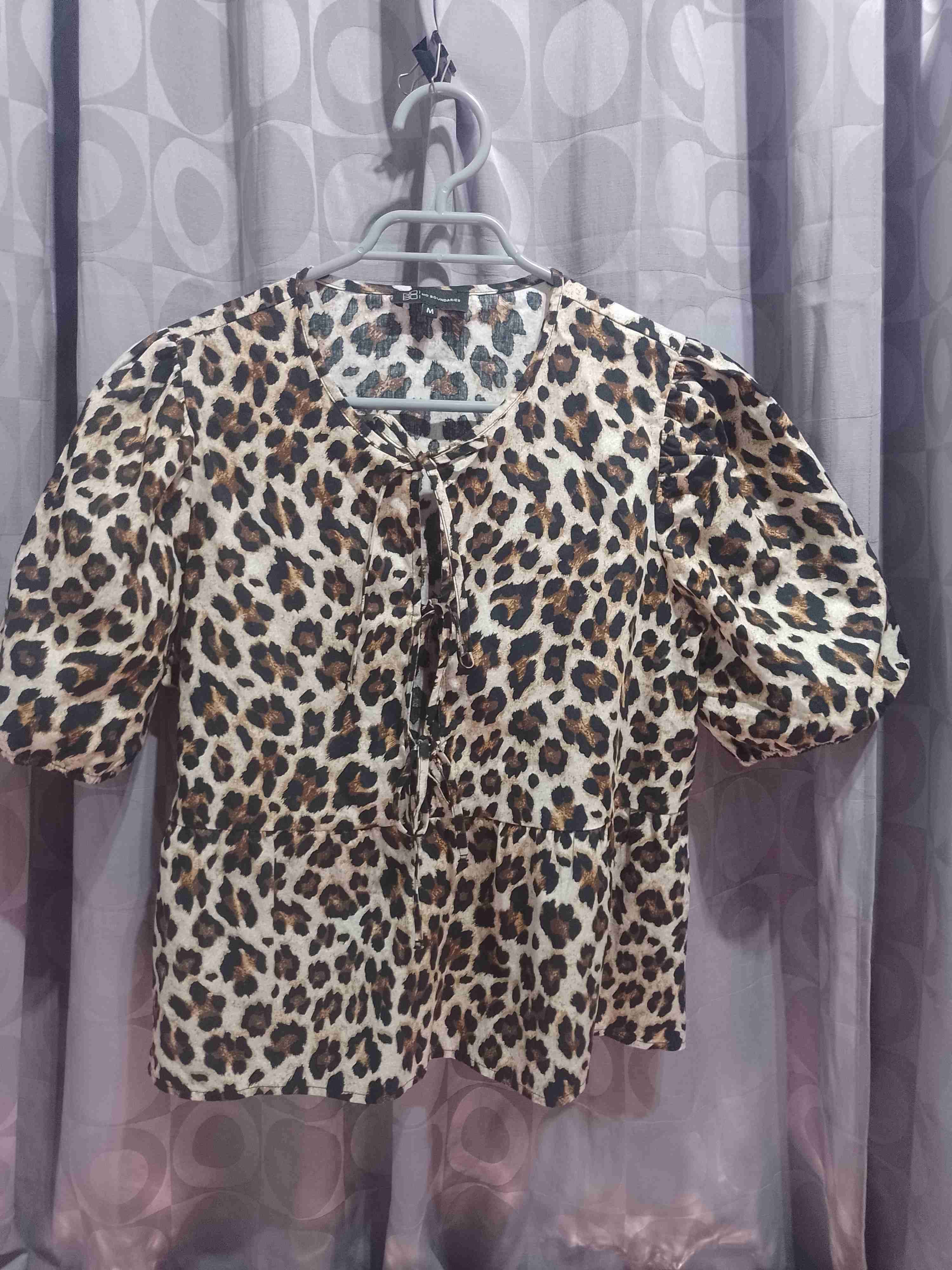 Blusa estampado leopardo