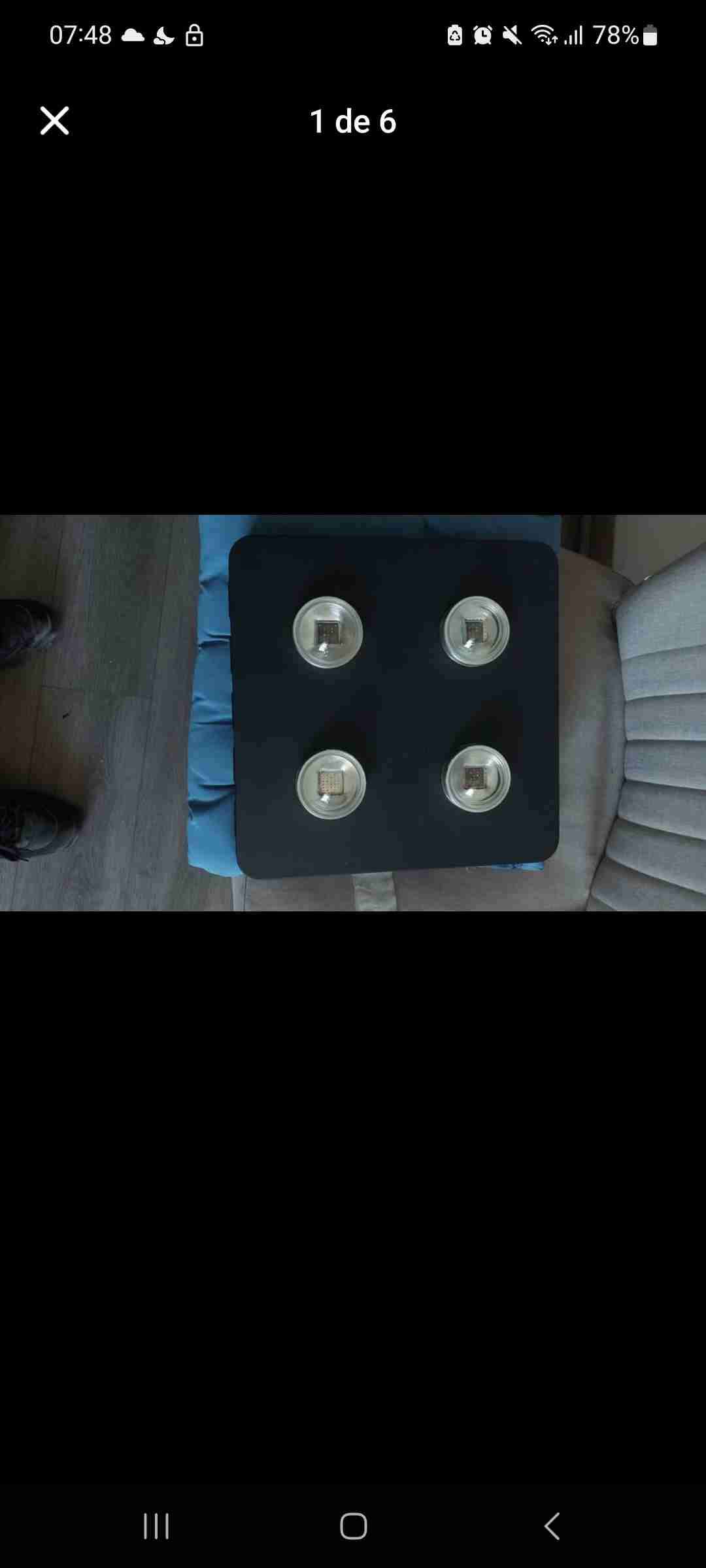 Luzled piranha negro para cultivo indoor - miniatura 2