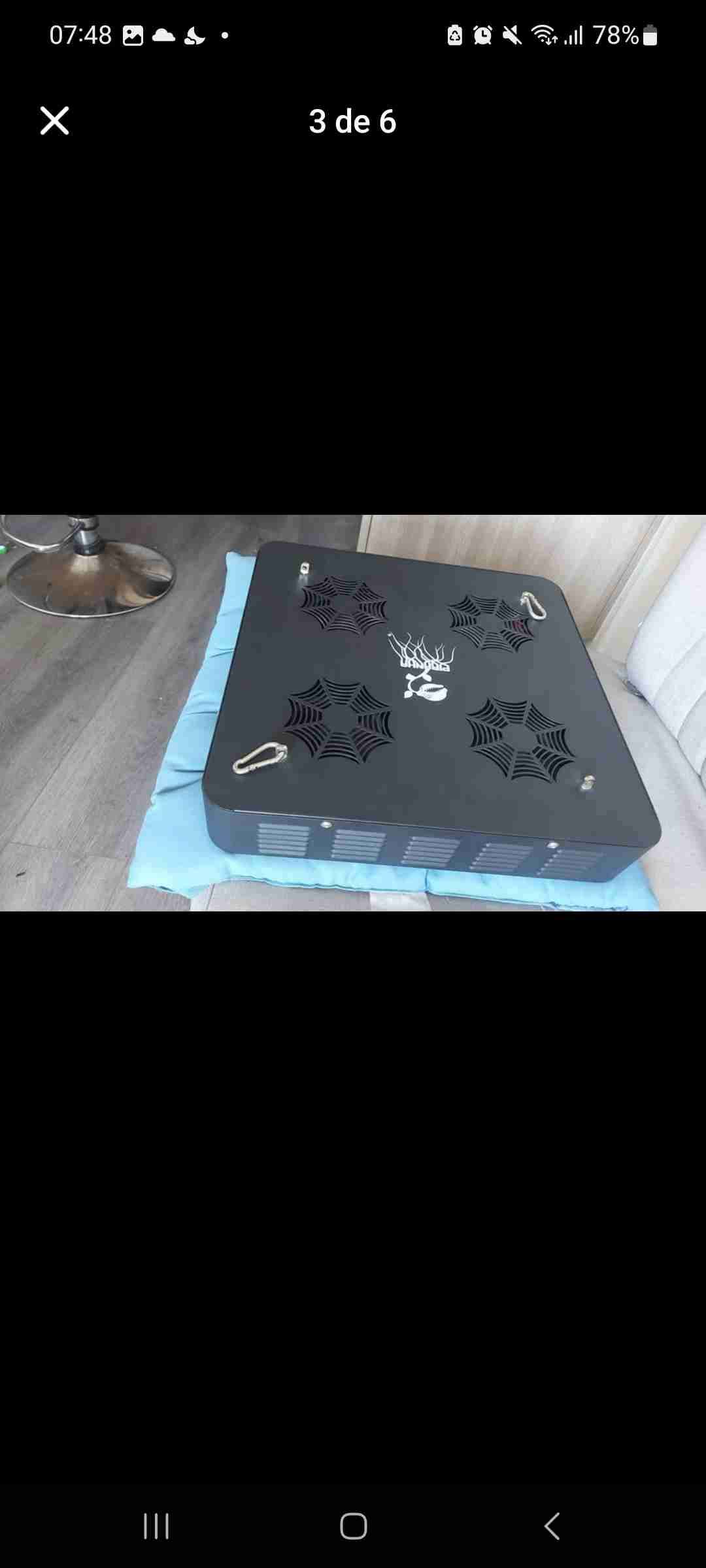 Luzled piranha negro para cultivo indoor - miniatura 3