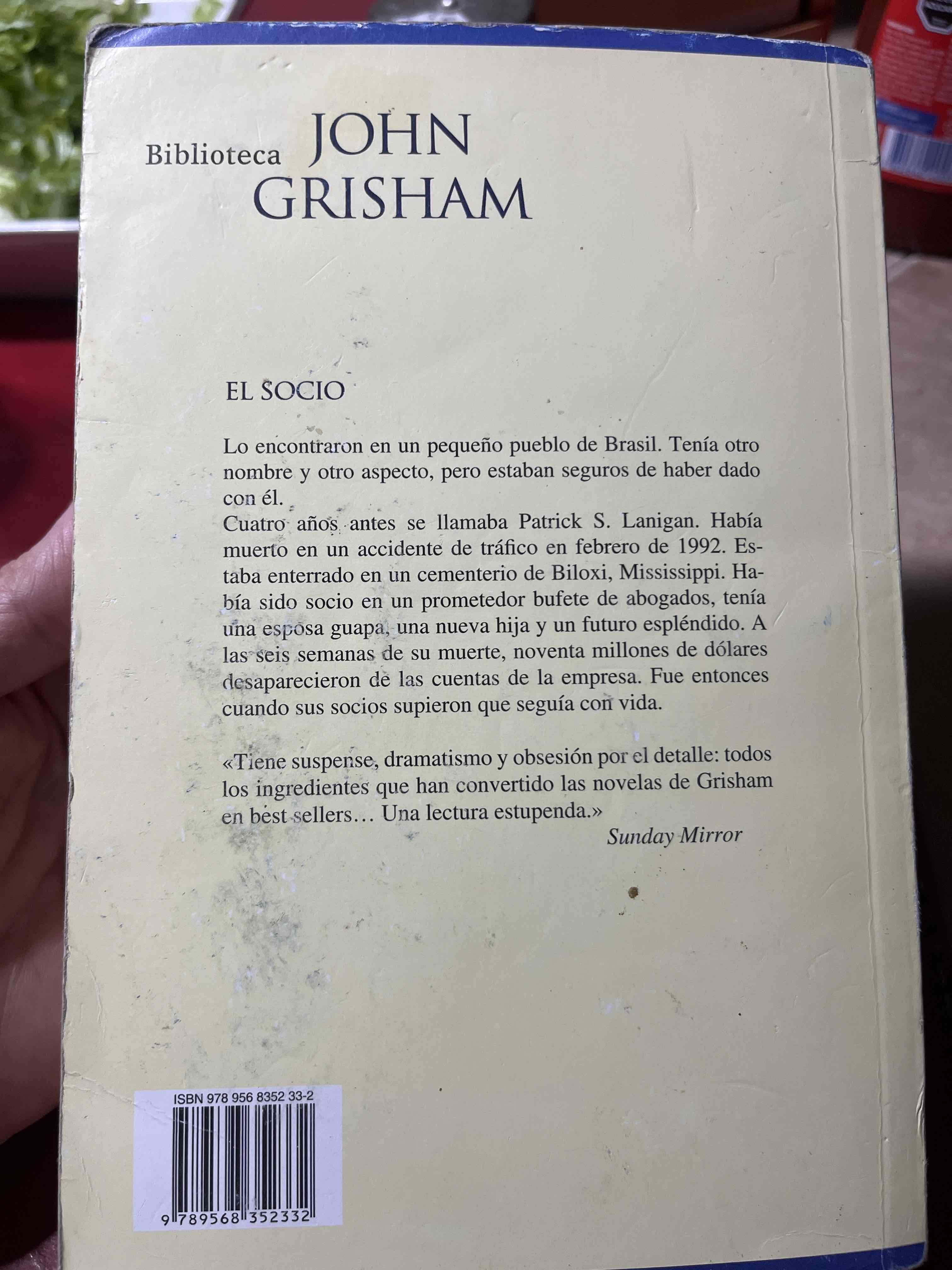 Libro 'El Socio' de John Grisham - 2