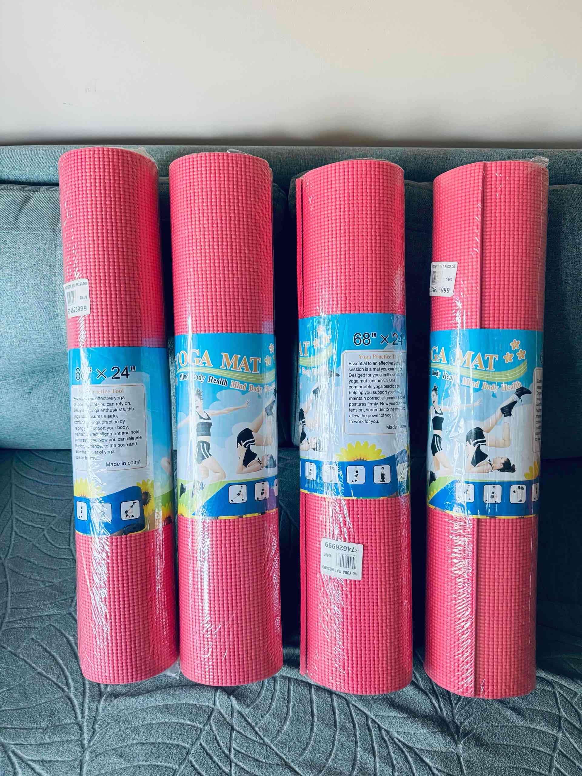 Mat de yoga rosado 5MM de grosor