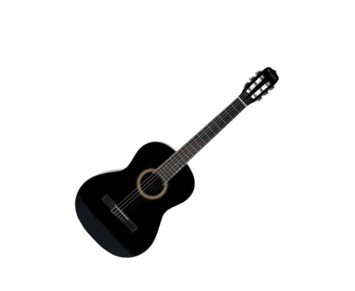 Guitarra acústica negra Vizcaya - miniatura 2