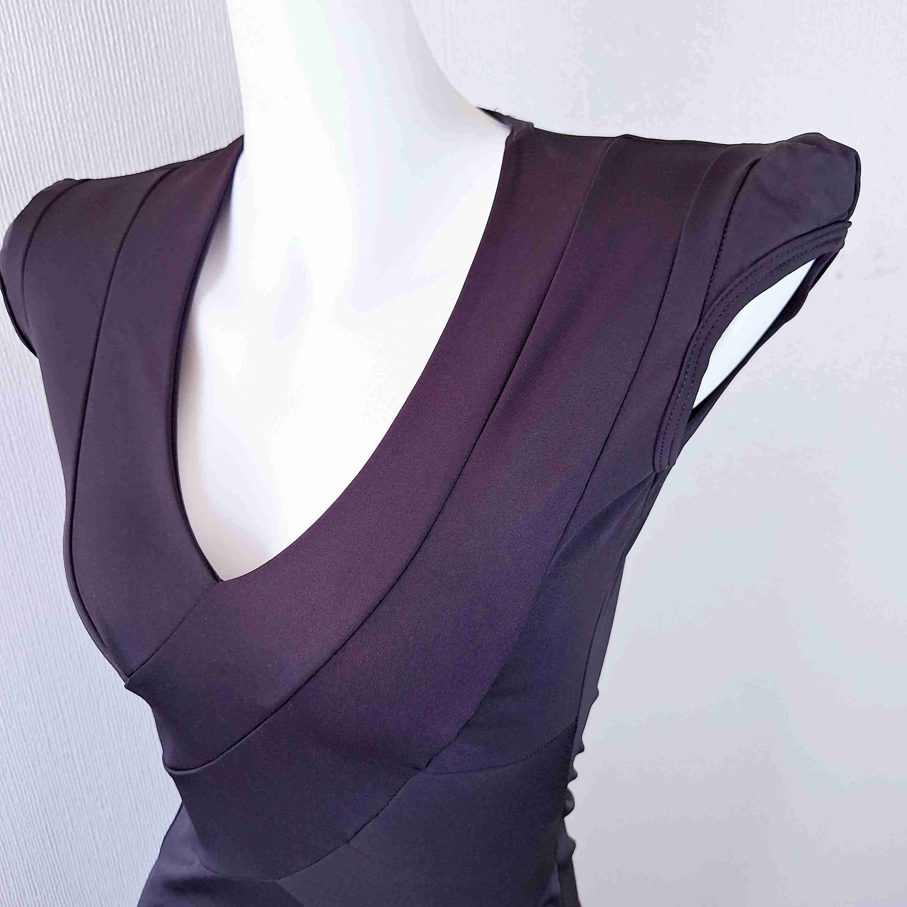 Vestido negro full elastícado - miniatura 2