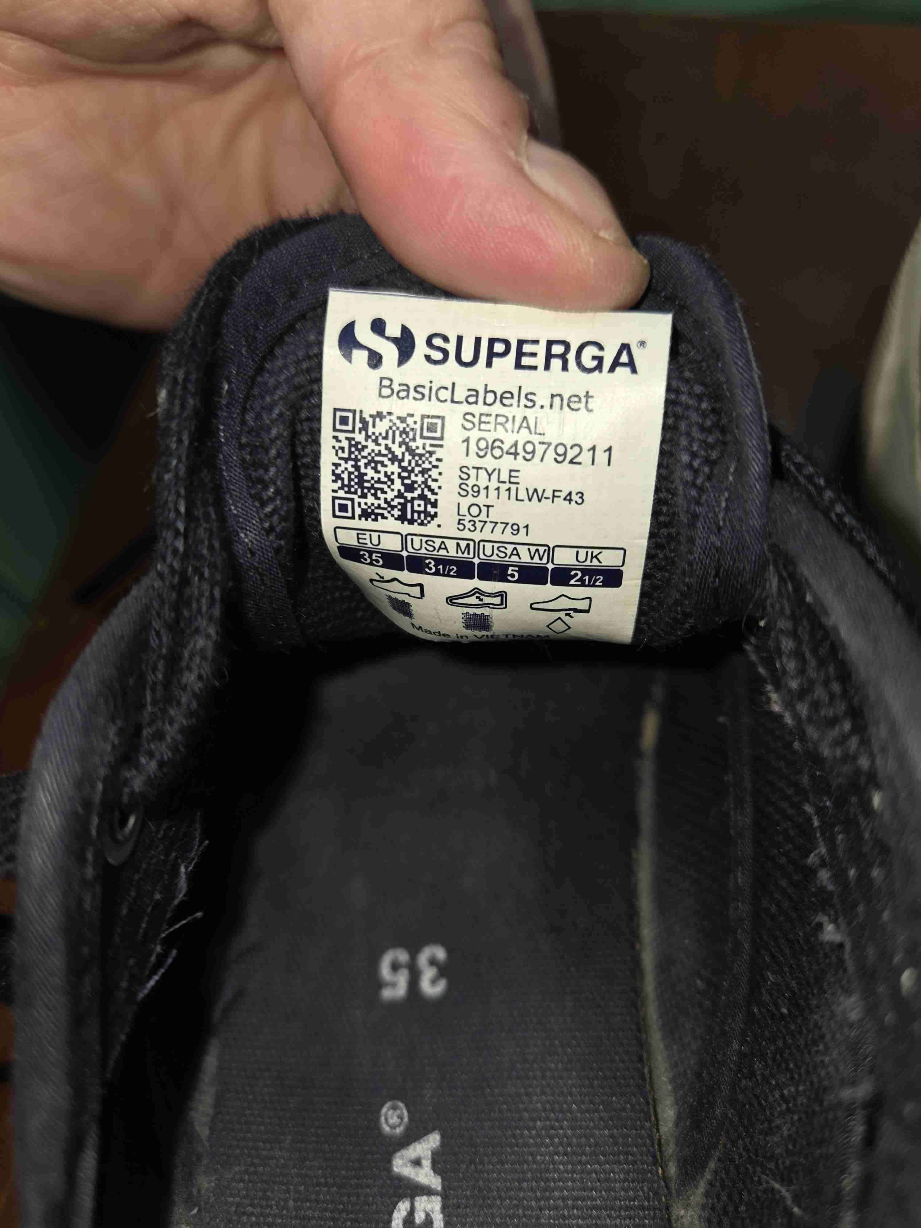 Zapatillas Superga azul oscuro n° 35 - miniatura 5