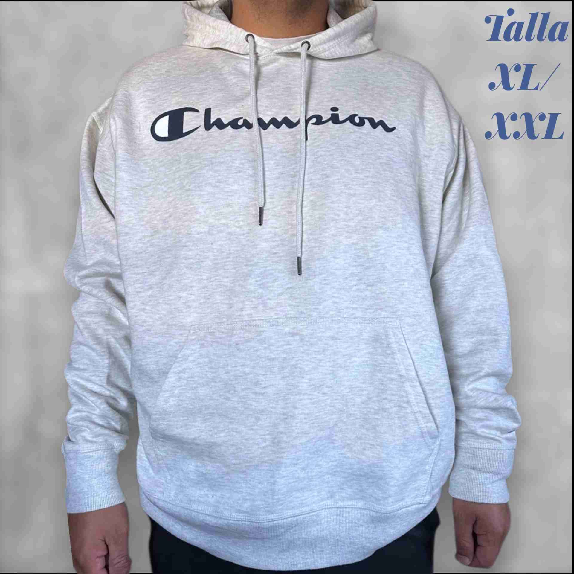 Polerón Champion gris XL