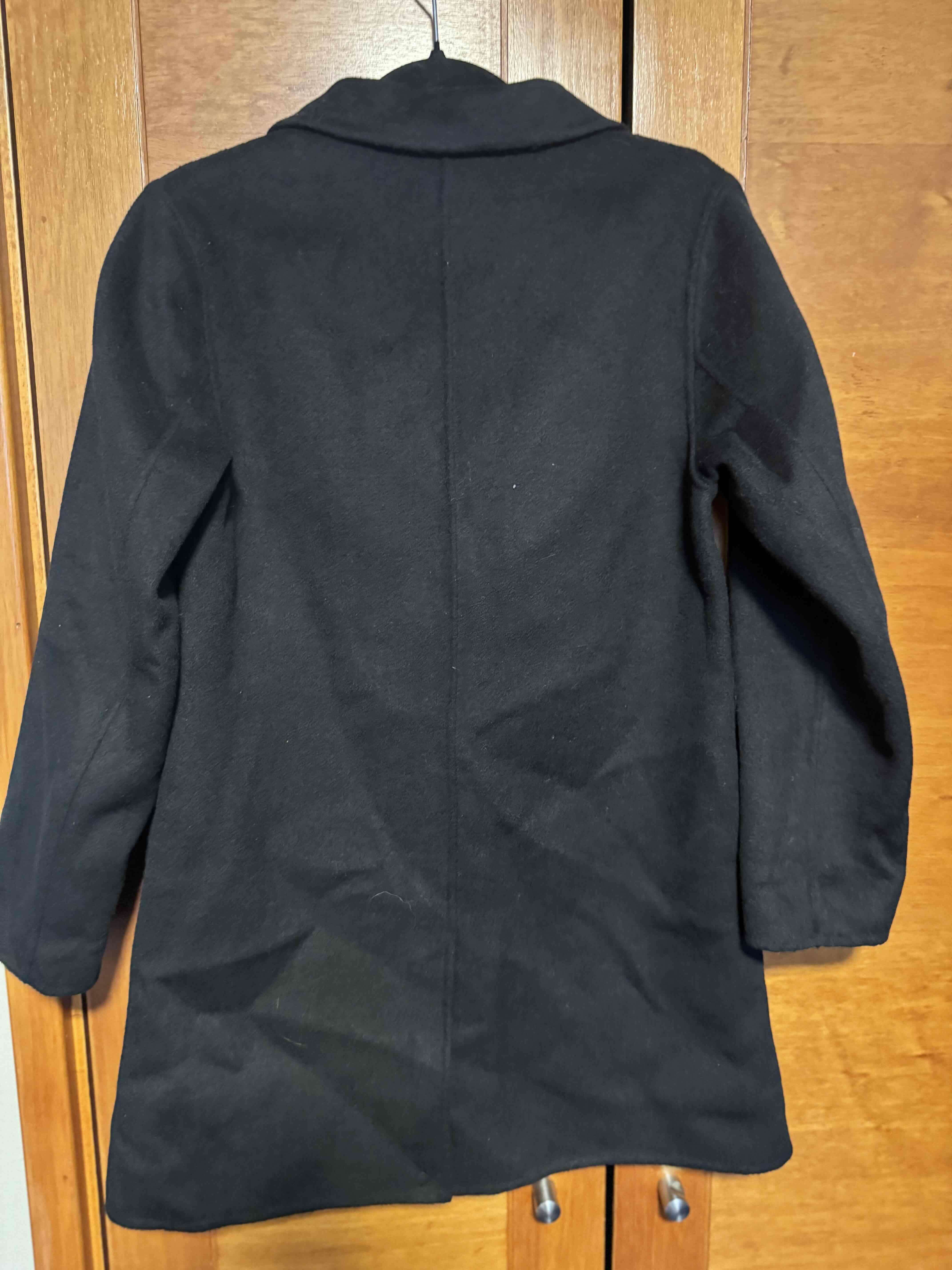 Abrigo negro para niña Zara - miniatura 1