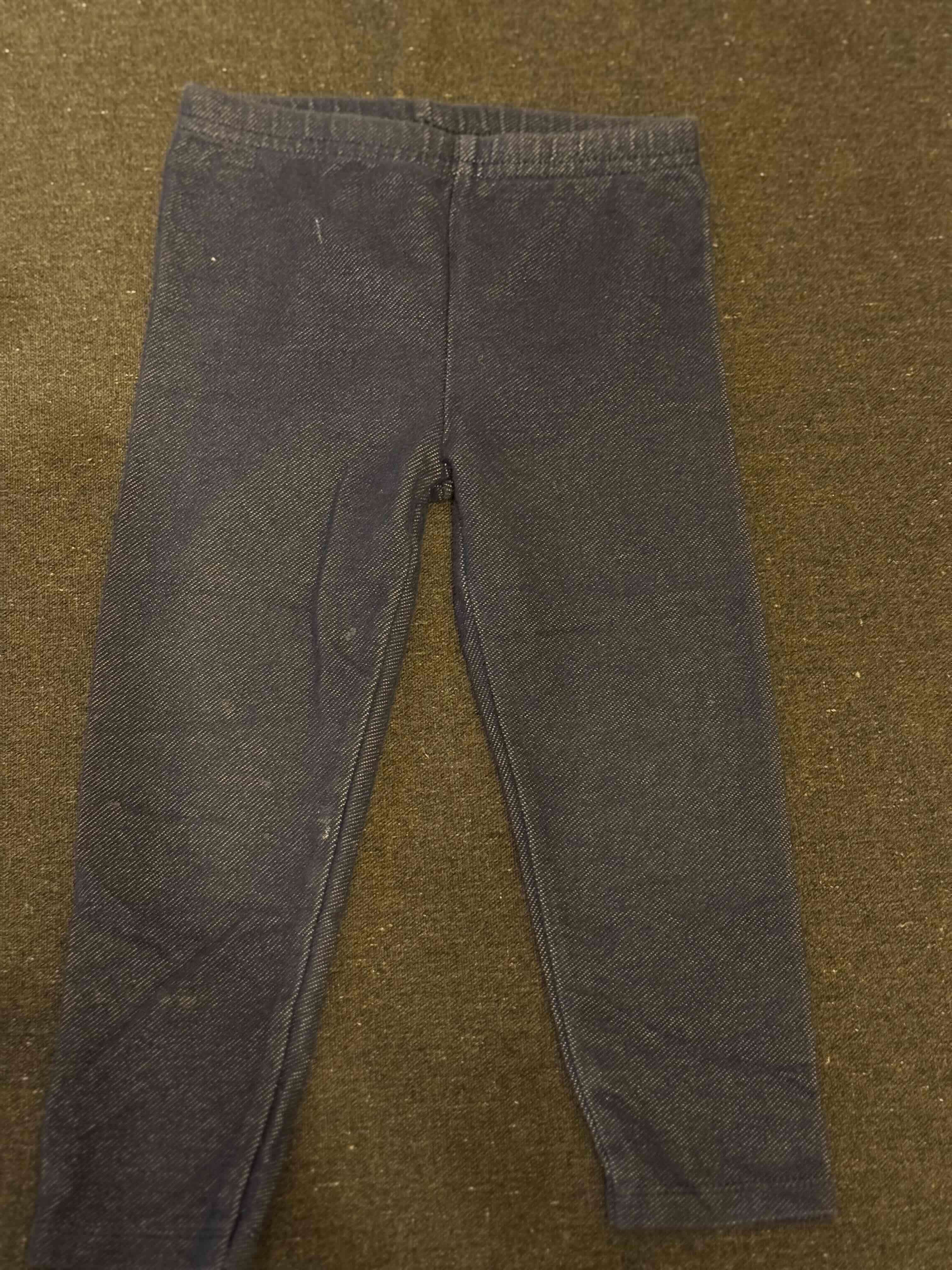 Leggings para niña, flores y rosados - miniatura 2