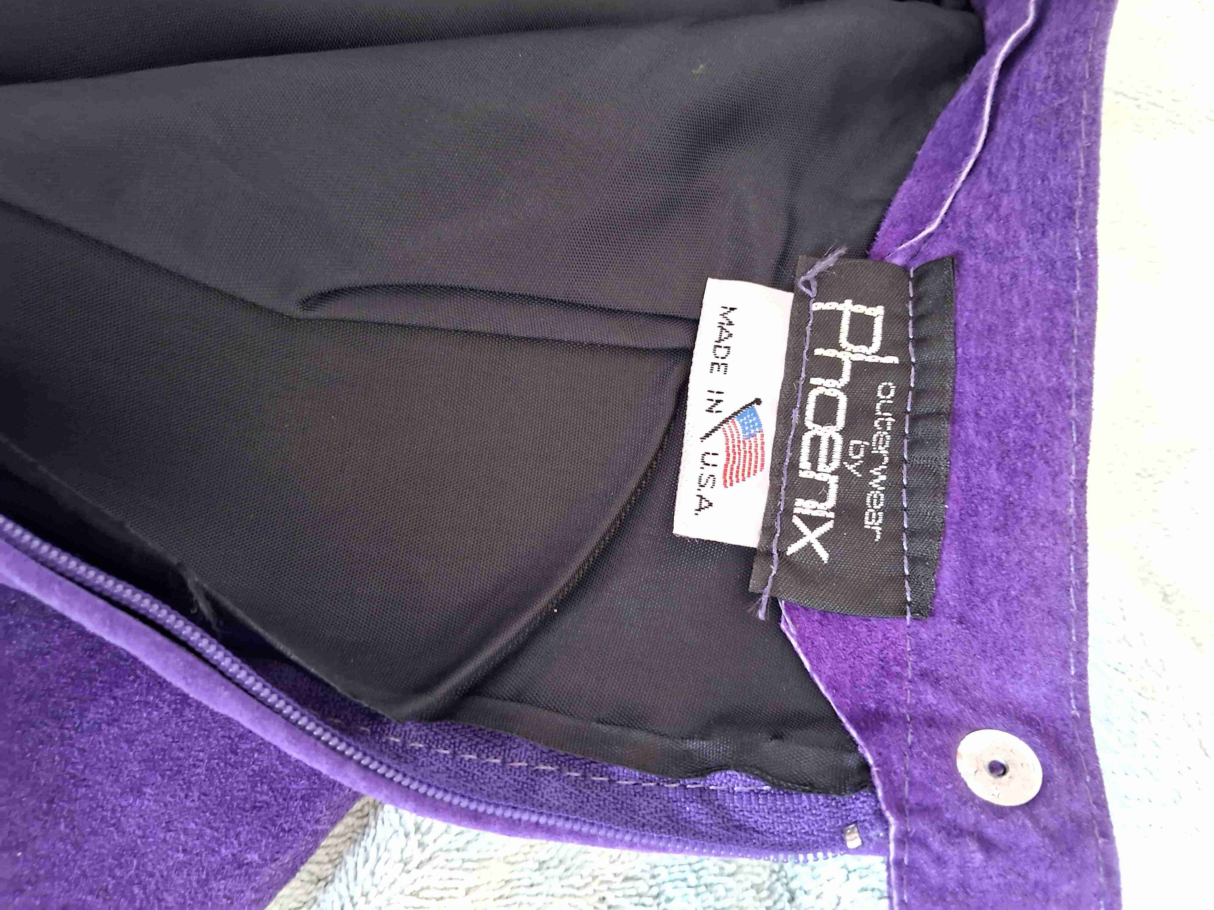 Falda morada de cuero - miniatura 2