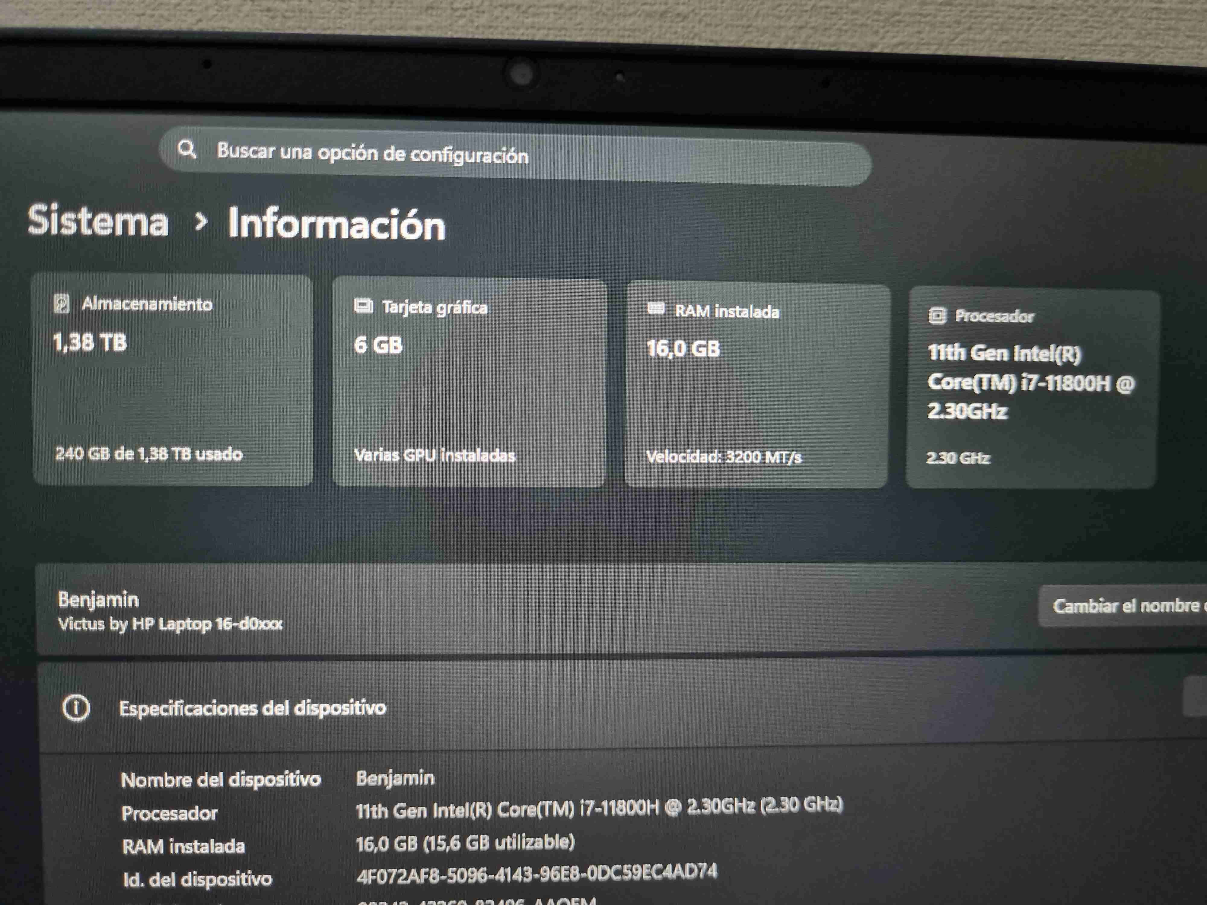 Laptop HP Victus 16'' - miniatura 6