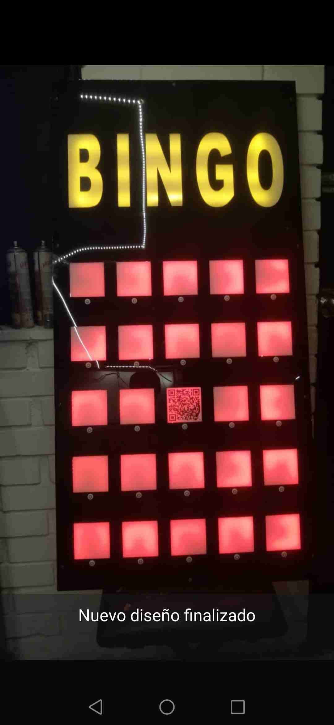 Tablero de Bingo LED