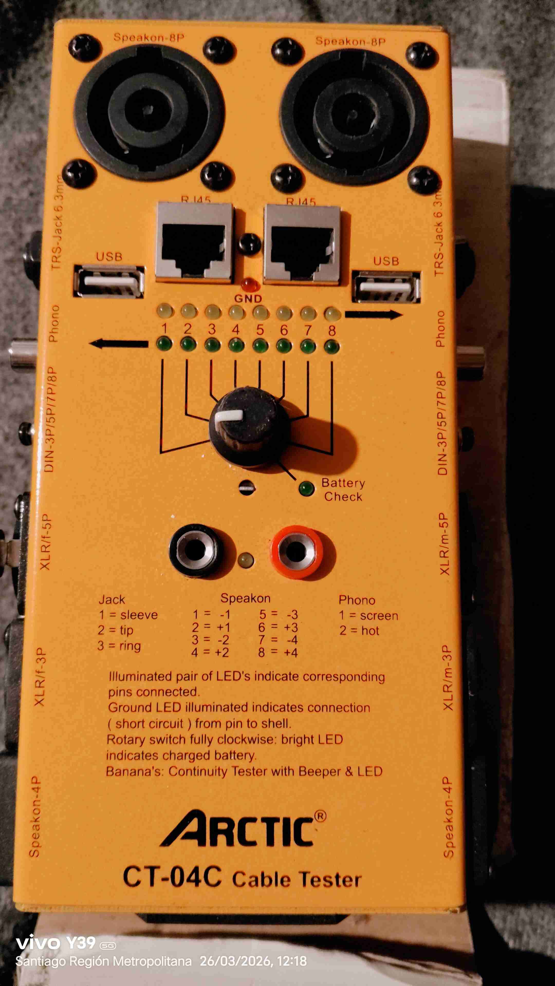 Probador de cables Arctic CT-04C - miniatura 1