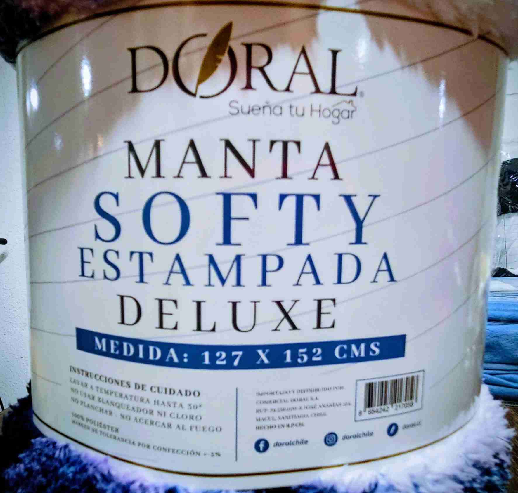 Manta Softy Estampada Deluxe - miniatura 1