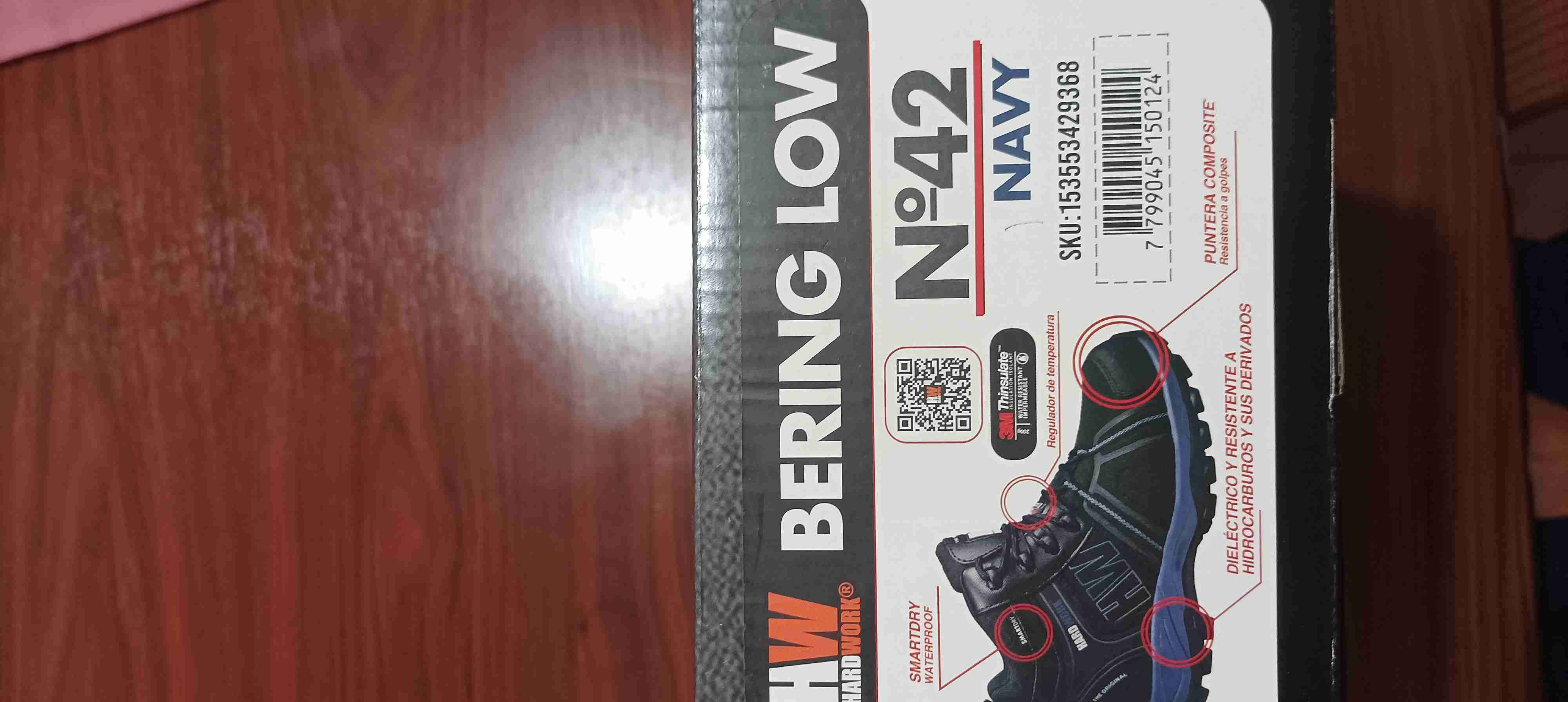 Zapatos Bering Low navy talla 42 - miniatura 1