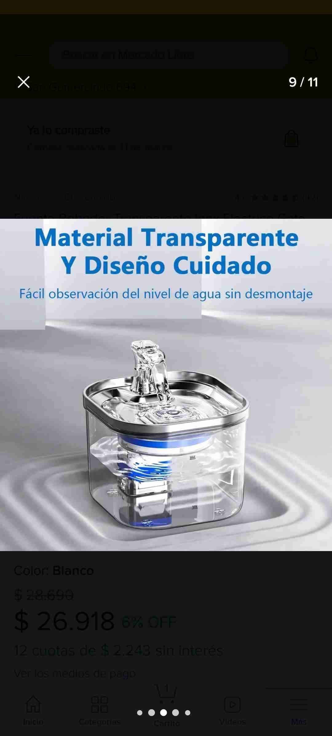 Fuente de agua de acero inoxidable - miniatura 2