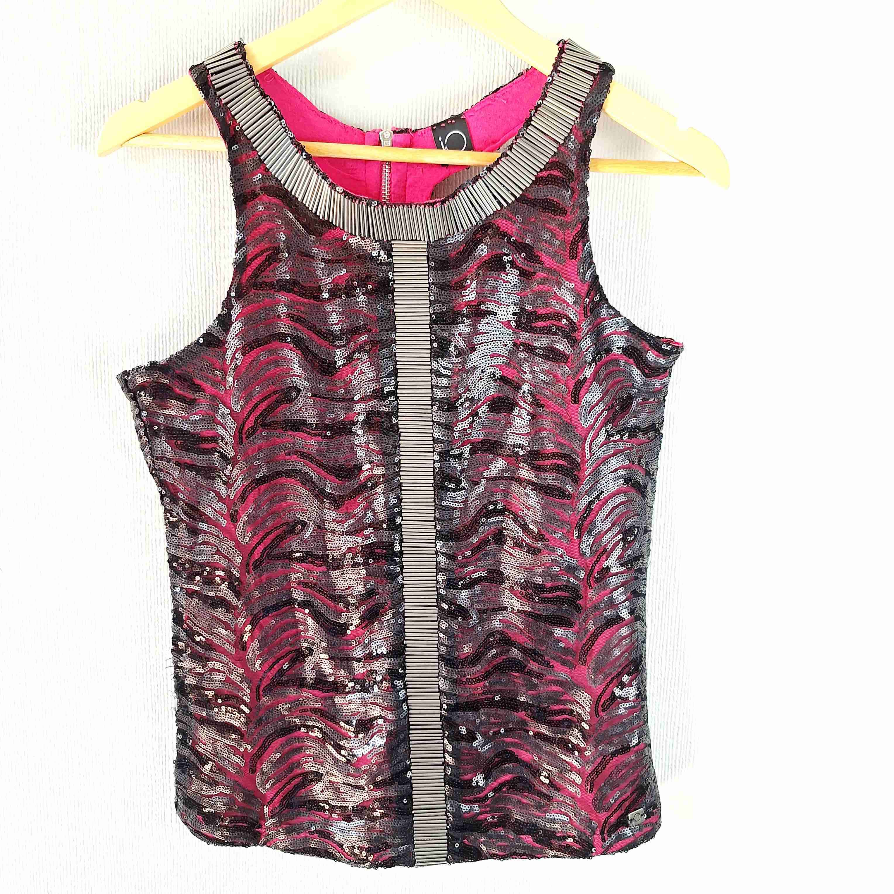 Blusa iO sin mangas con lentejuelas - miniatura 1