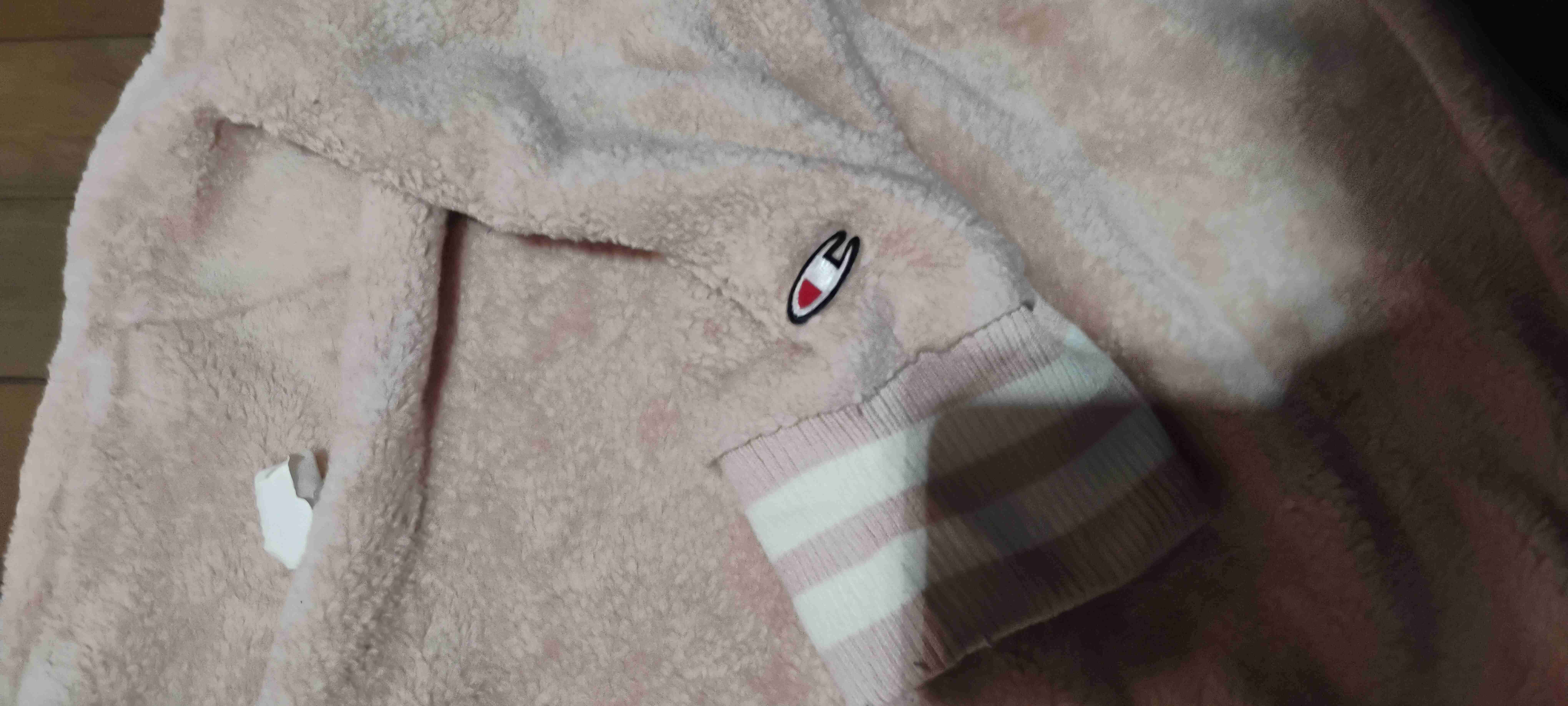 Polerón champion rosado con capucha talla L - miniatura 3