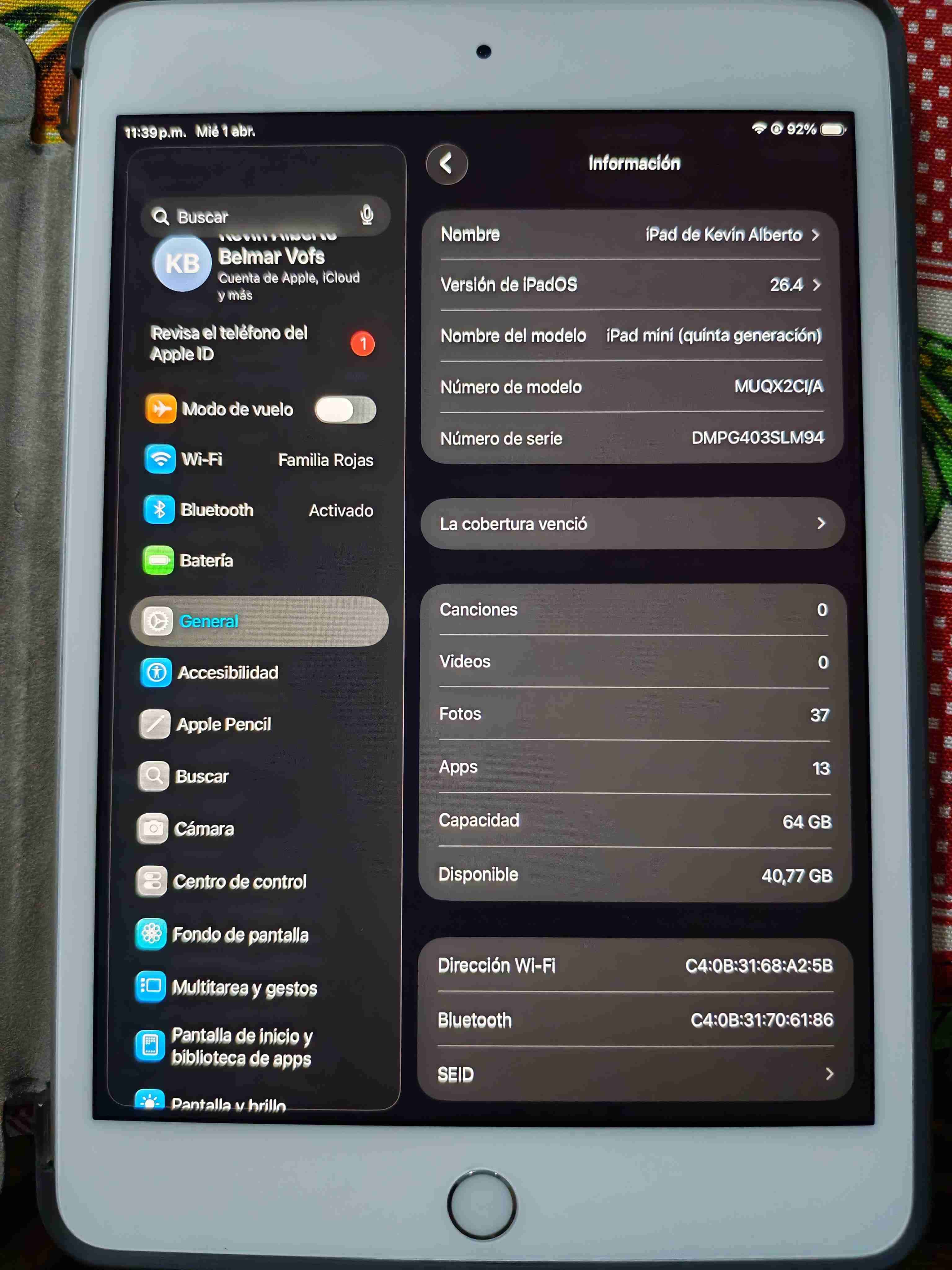 Ipad mini 5ta generación 64 gb - miniatura 5