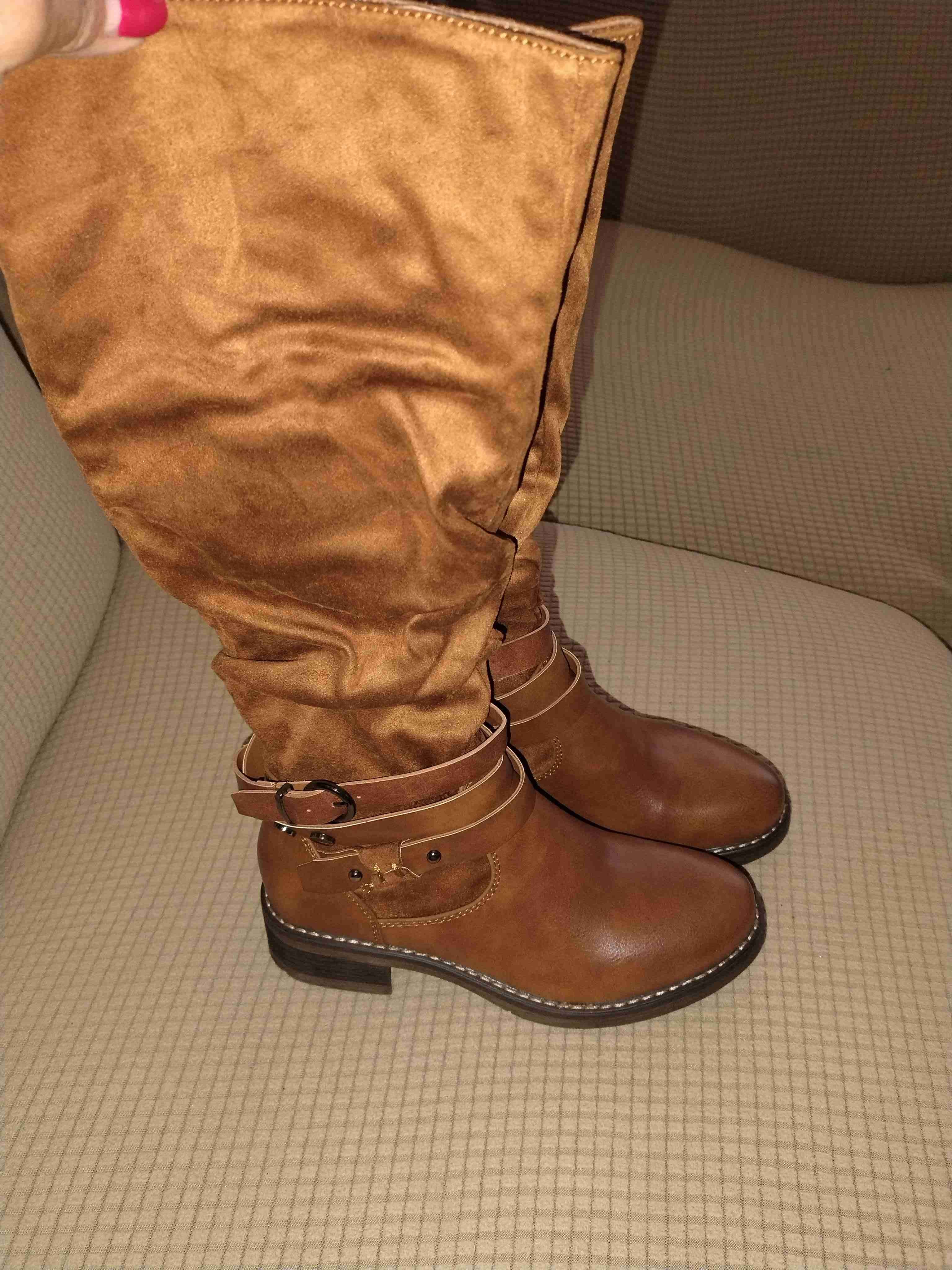 Botines burdeos con corazones - miniatura 3