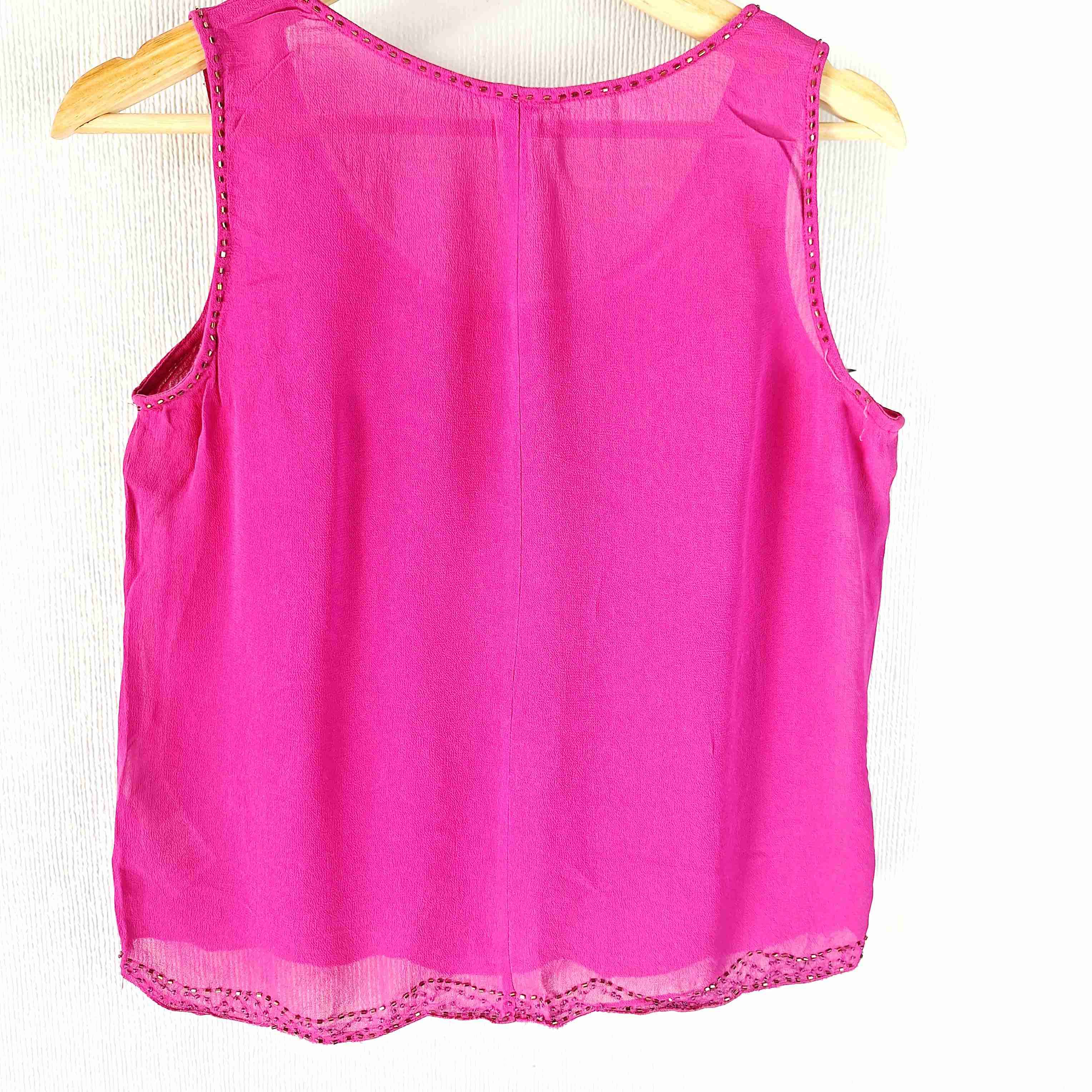 Blusa Americanino rosada con lentejuelas - miniatura 3