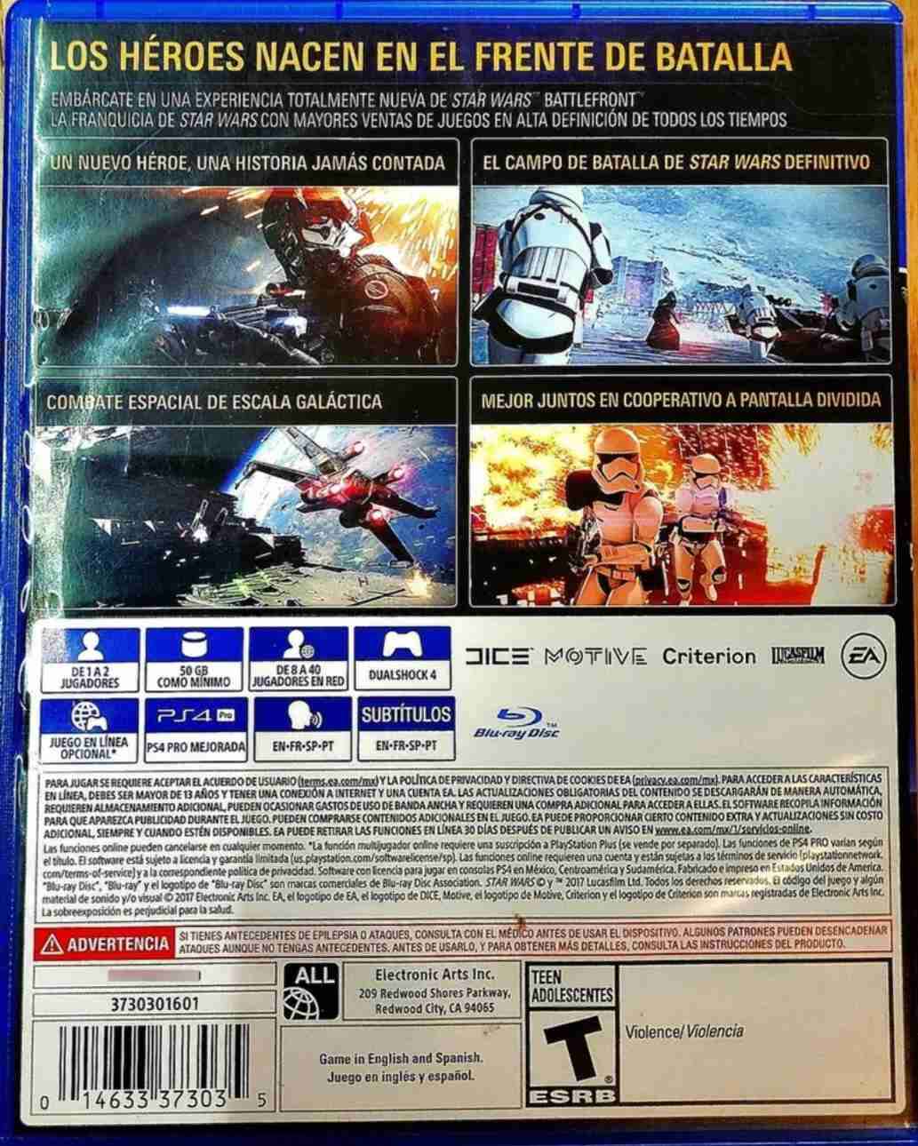 Juego PS4 Star Wars: Battlefront II Ed. Standard - miniatura 3