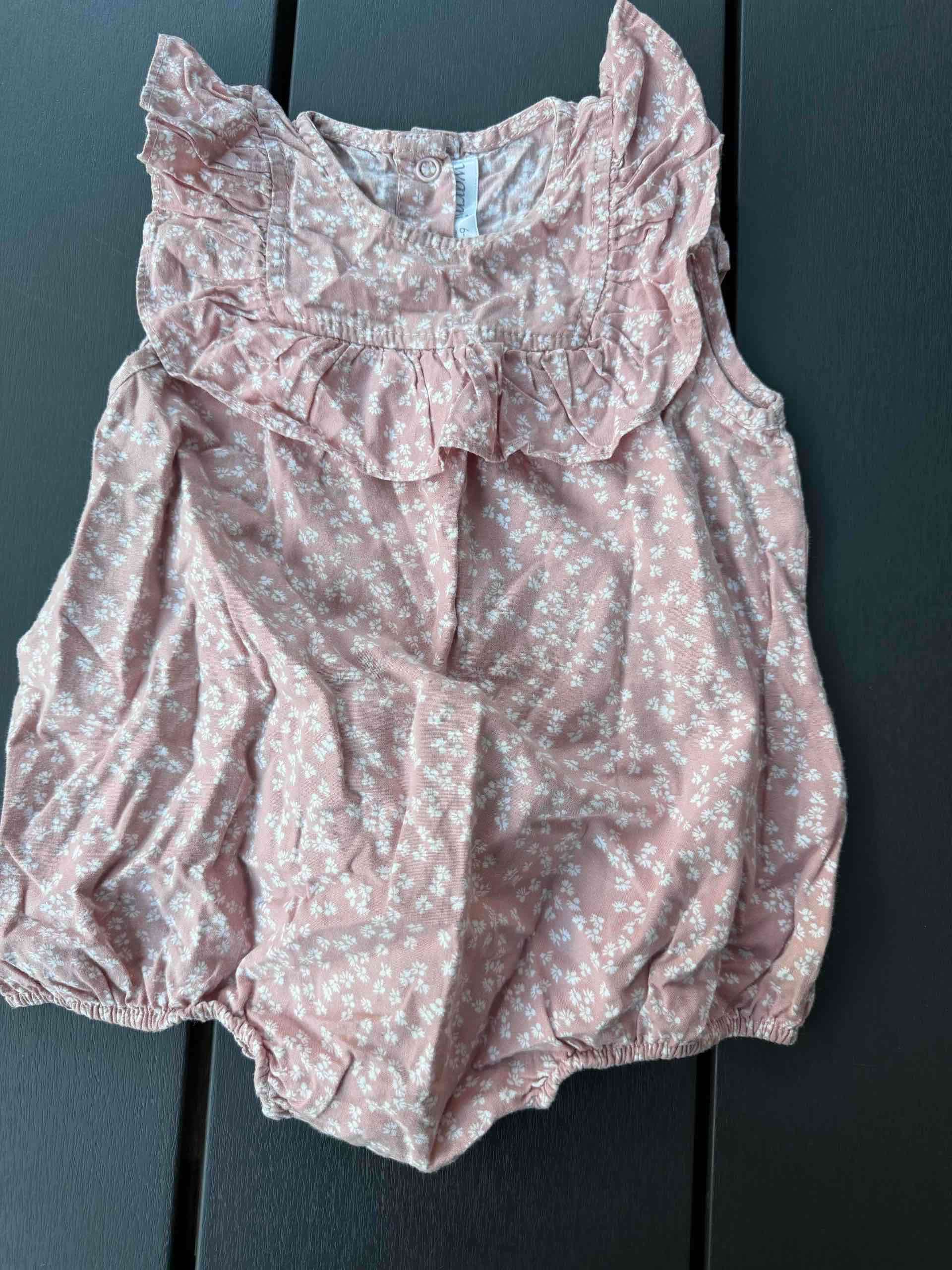 Enterito Warmi bebé floral rosado