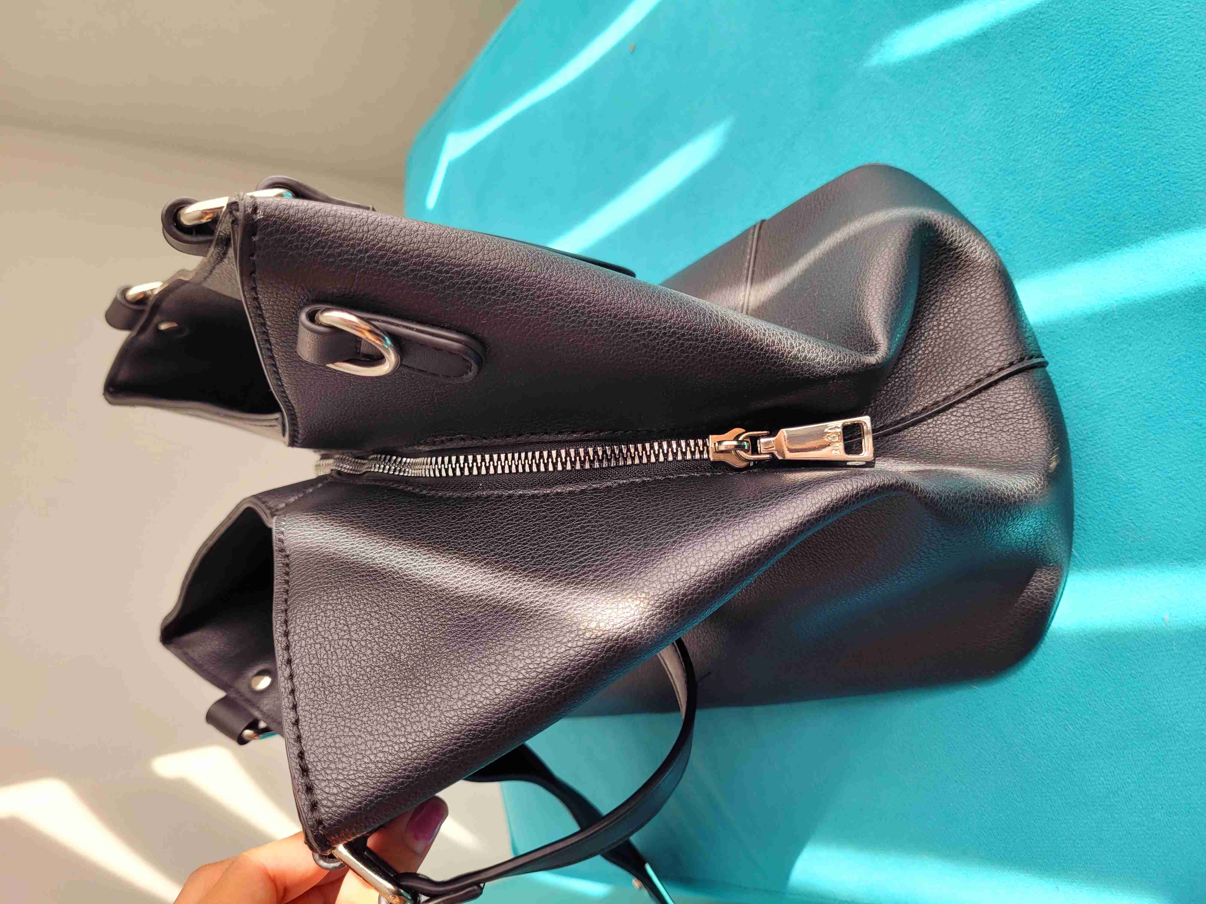 Cartera negra elegante Ziol - 5