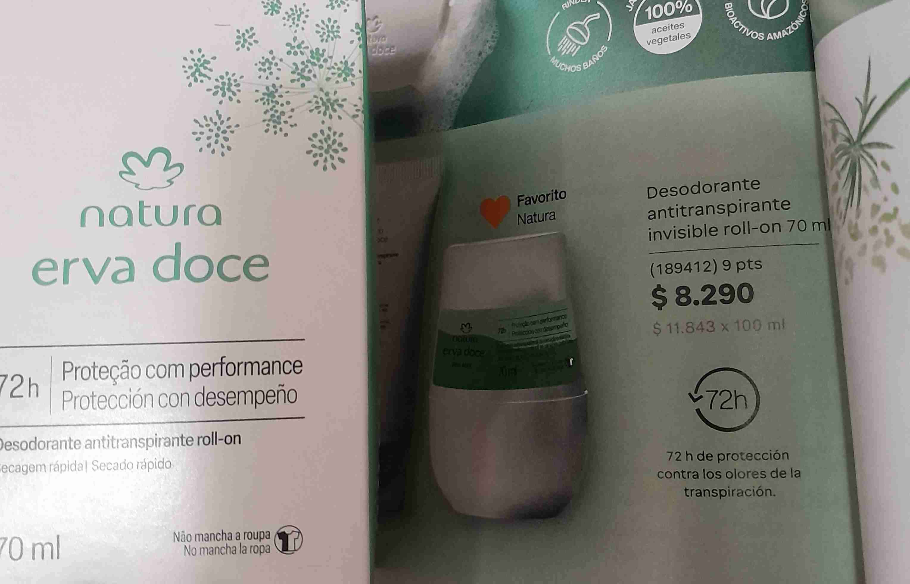 Desodorante Natura Erva Doce Roll-On 70ml