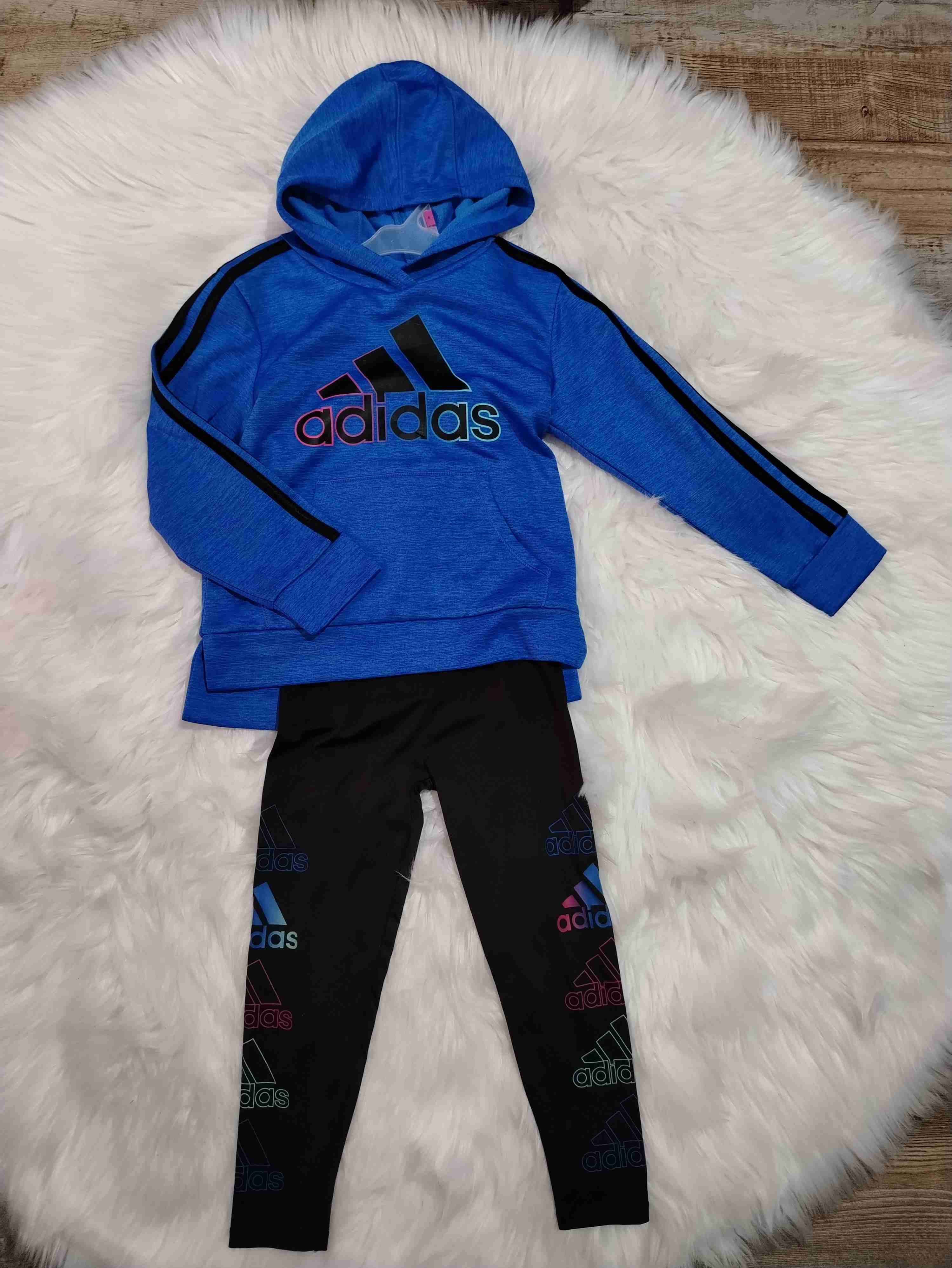 Conjunto Adidas rosa y negro - miniatura 2