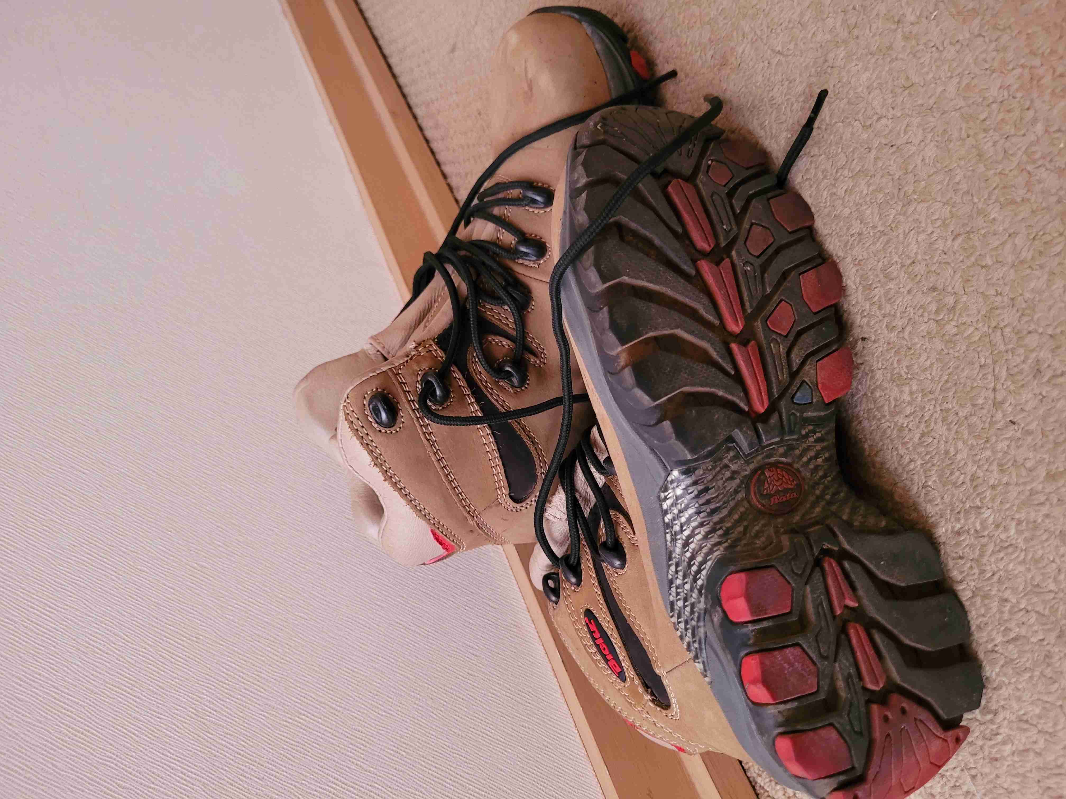 Zapatos de seguridad color marrón - miniatura 2