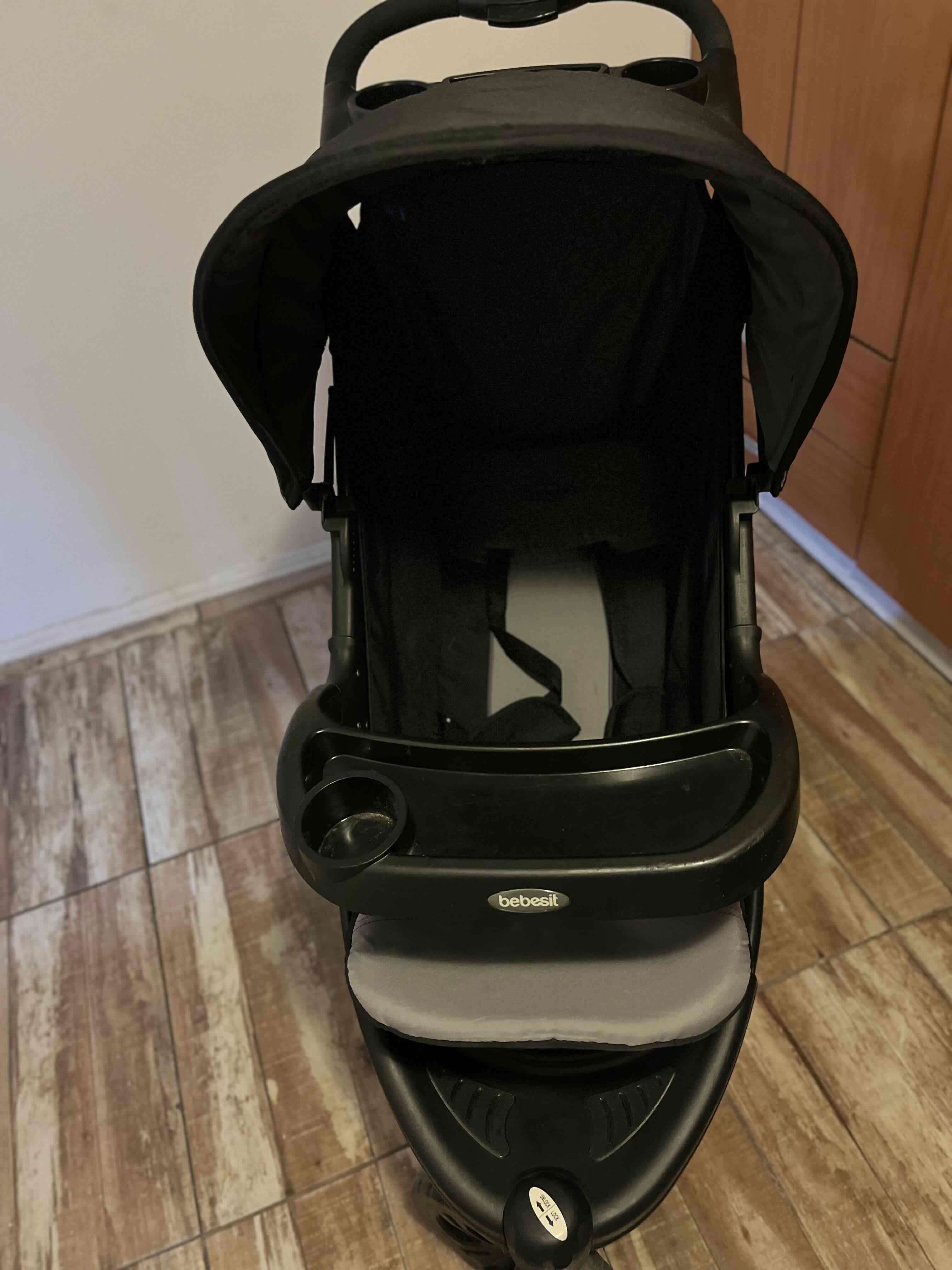 Coche de bebé negro bebesit - 2