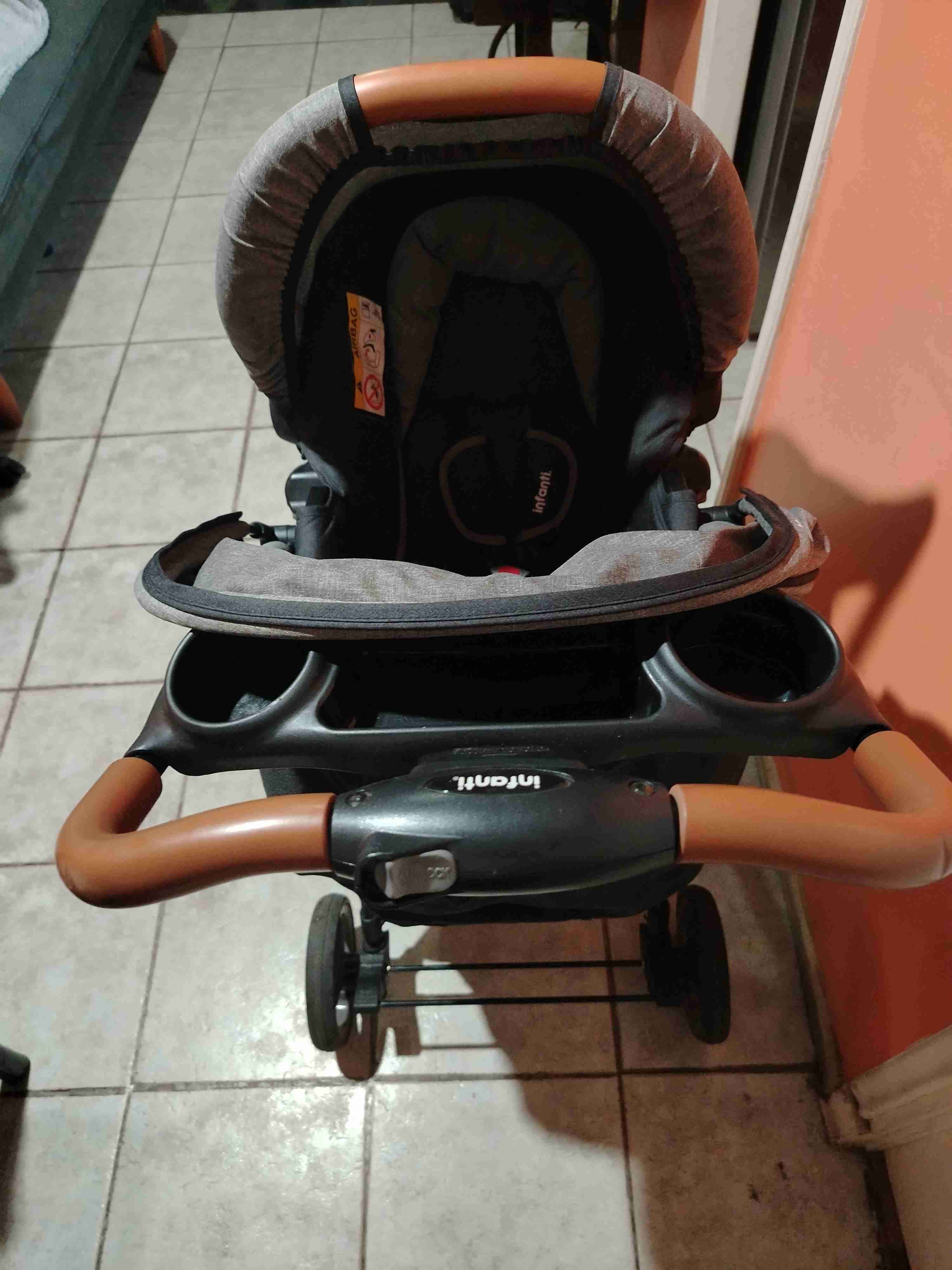 Coche y silla de auto gris infanti - 5