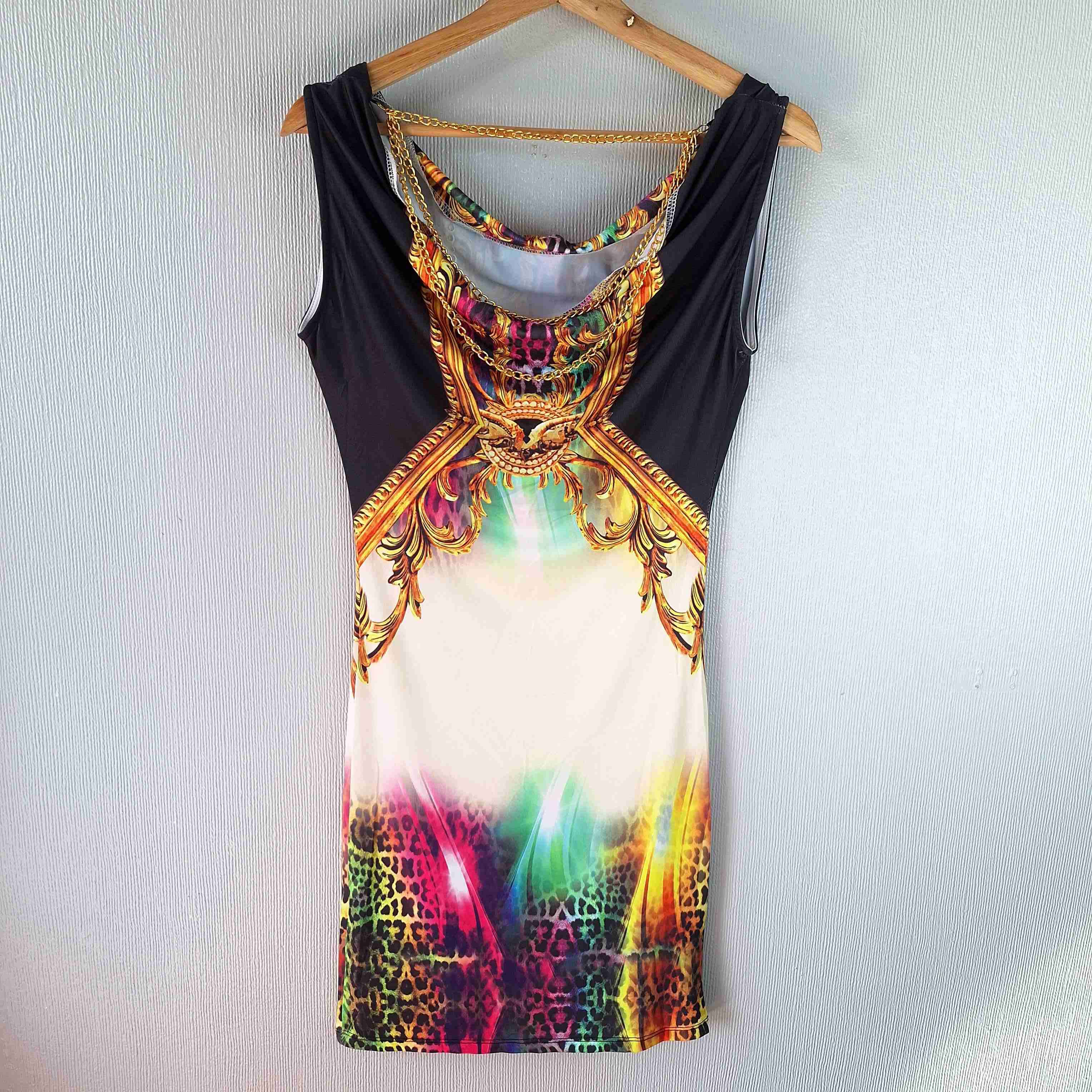 Vestido estampado multicolor - miniatura 2