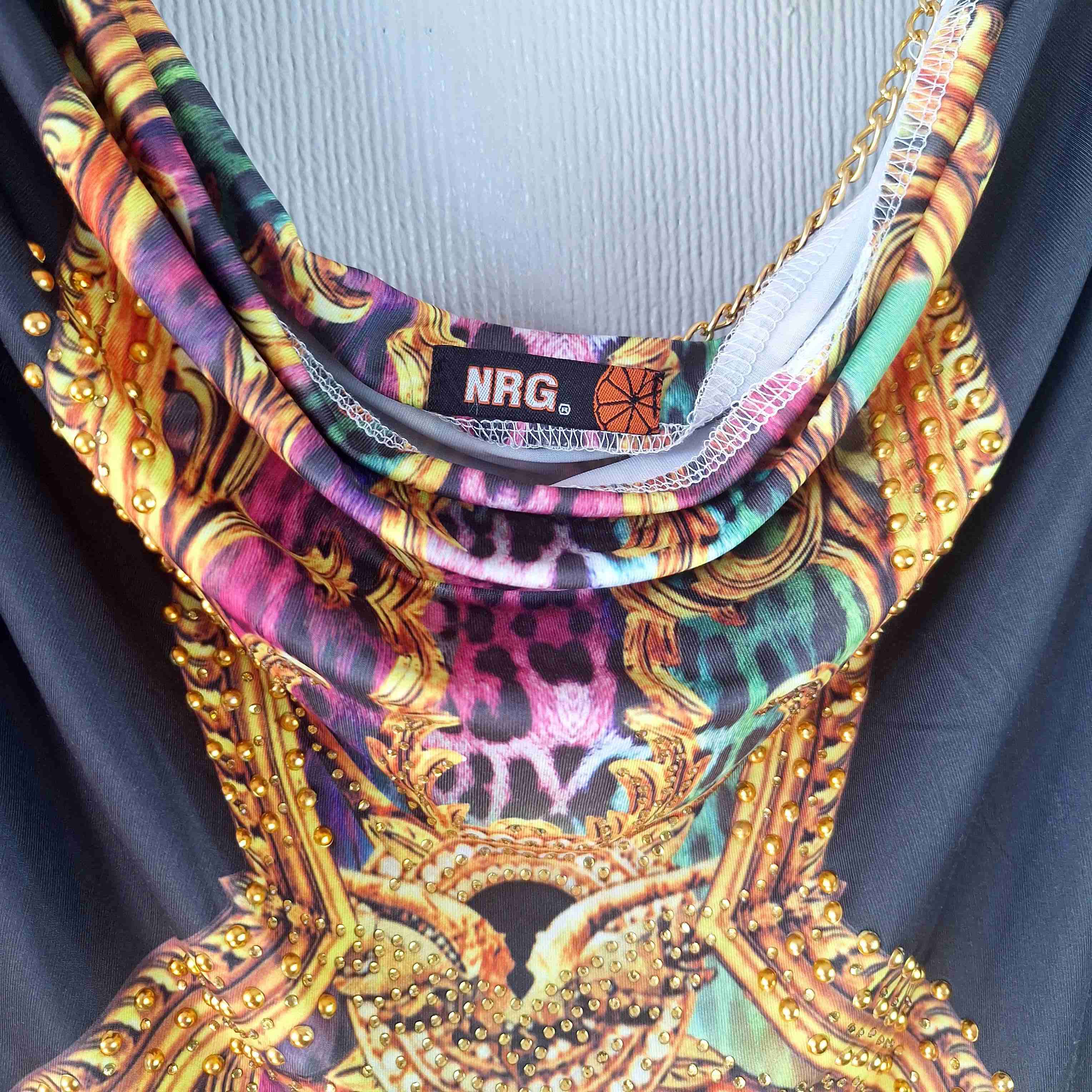 Vestido estampado multicolor - miniatura 3