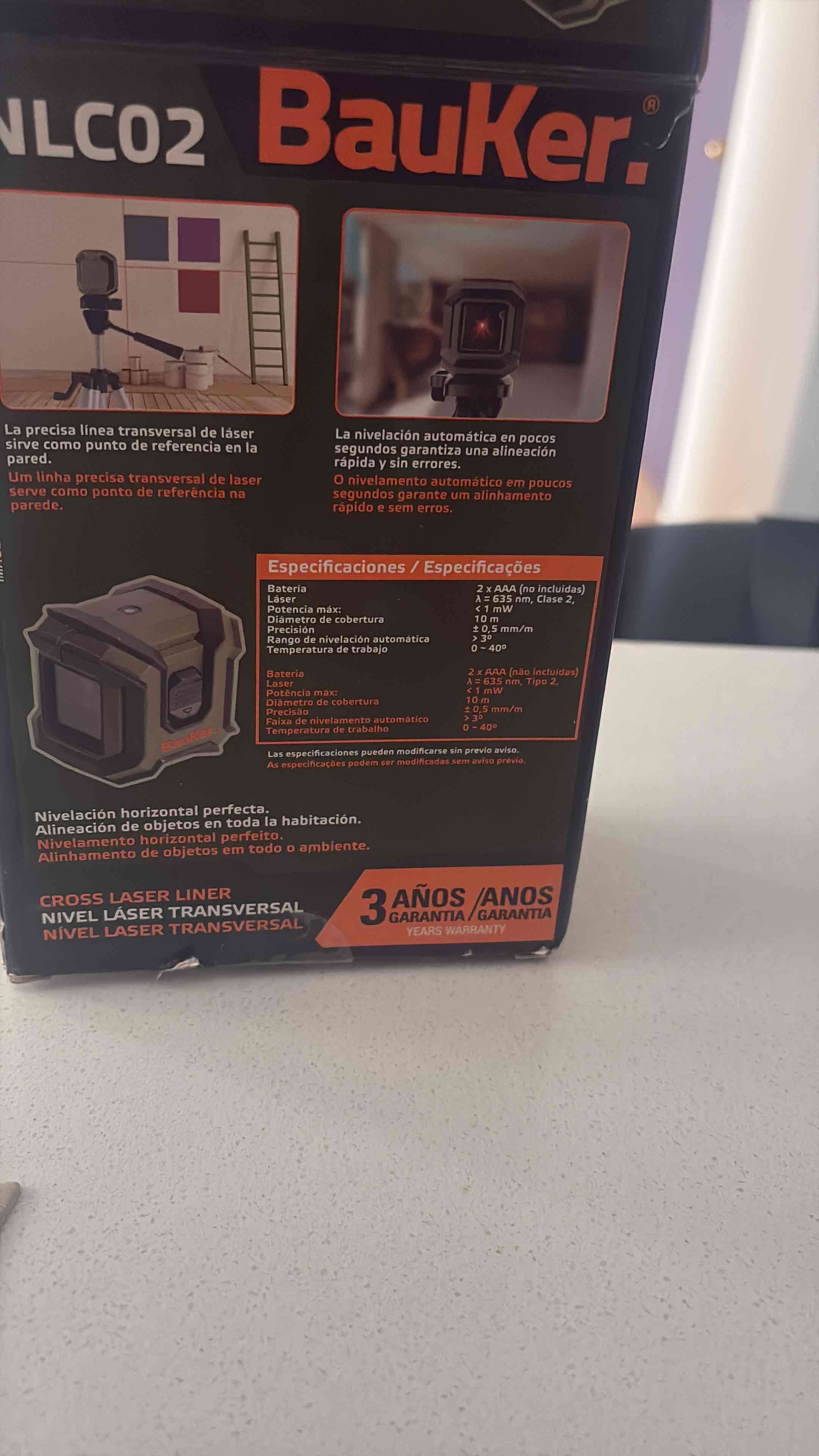 Nivel láser transversal Bauker - 3