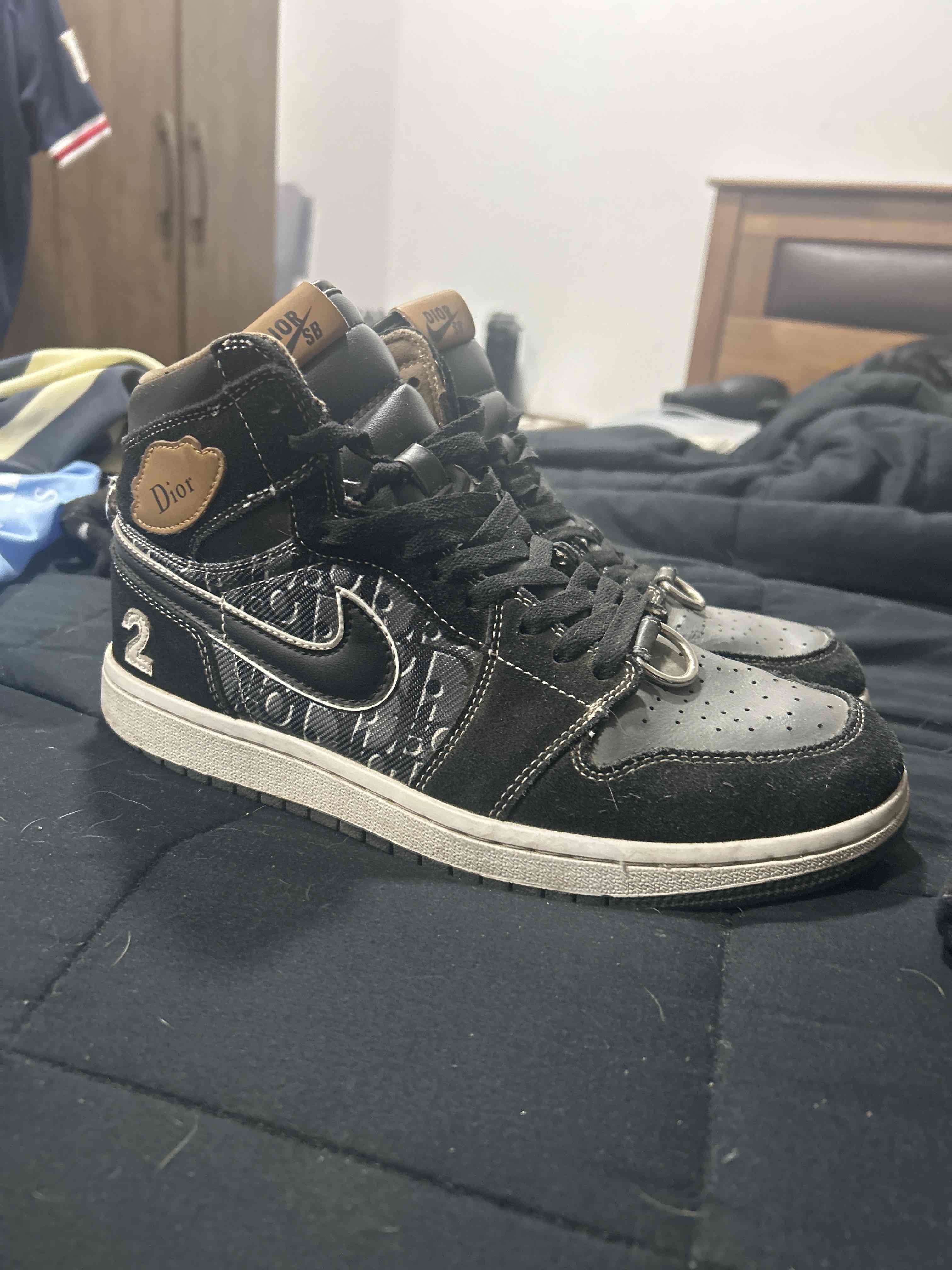 Zapatillas nike Dior negras - miniatura 1