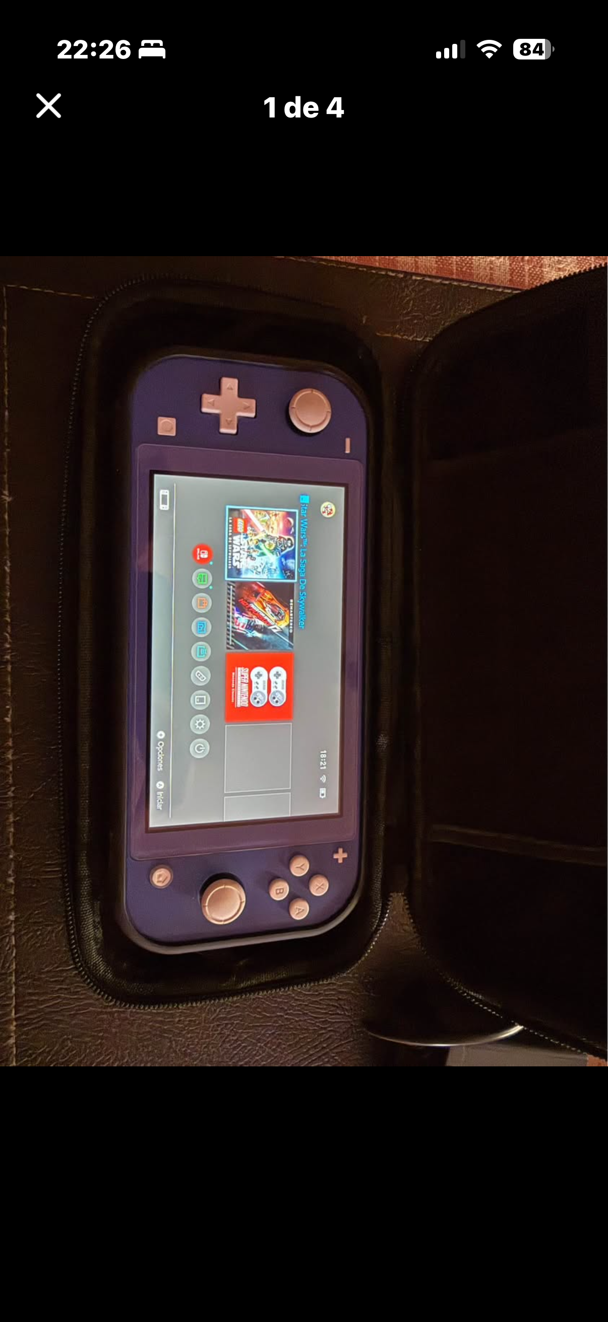 Consola Nintendo lite azul - miniatura 1