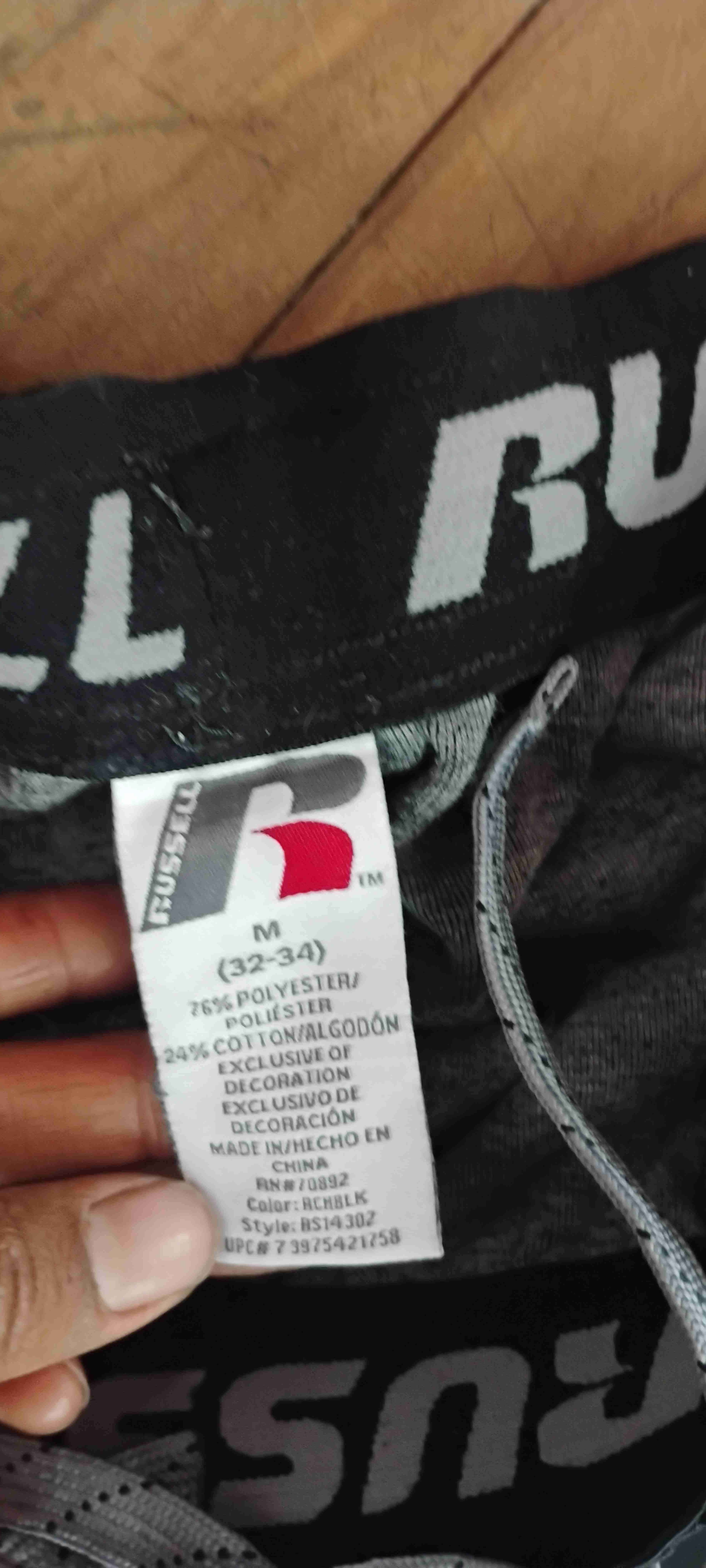 Pantalón deportivo negro y gris - 2