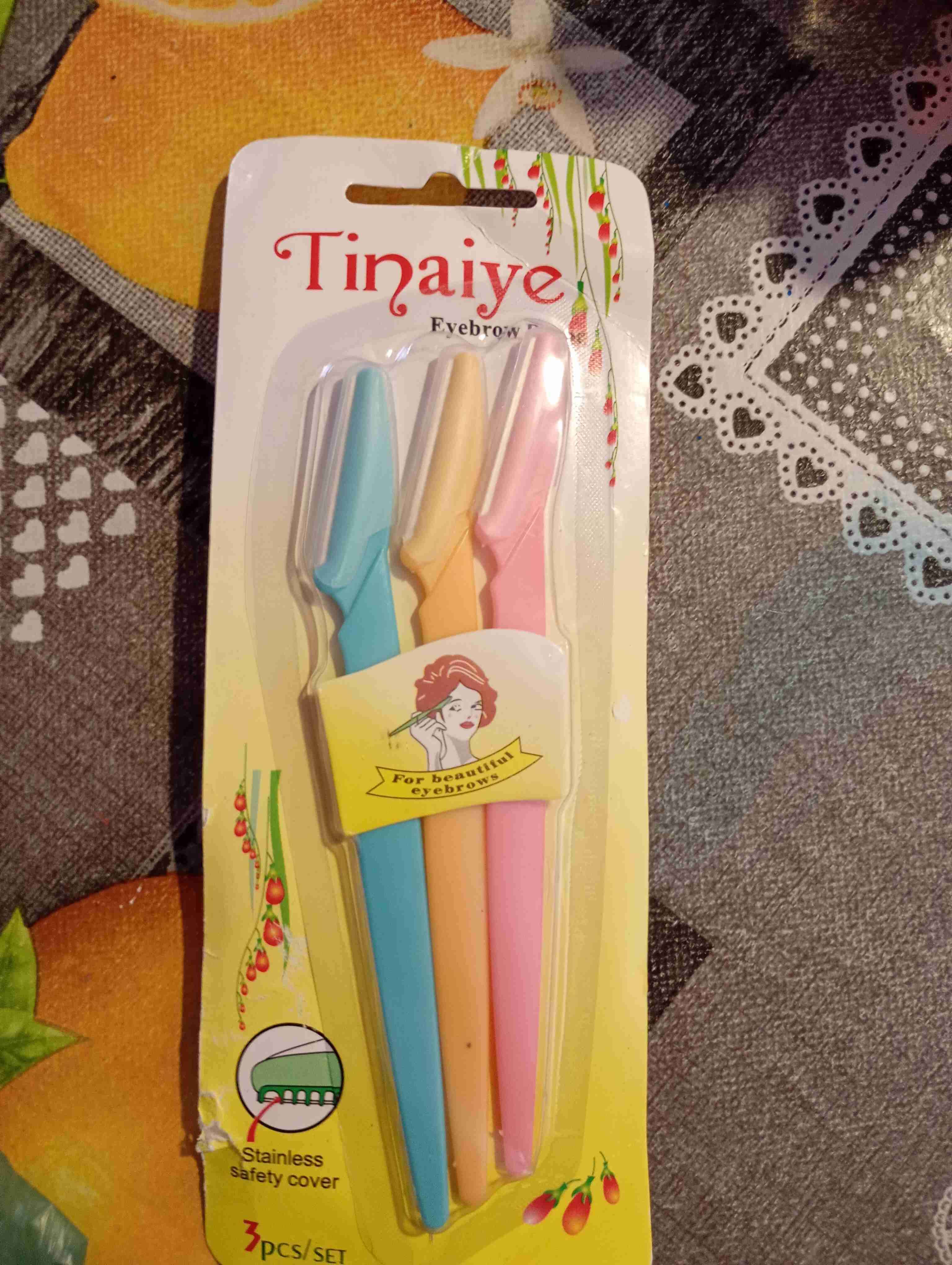 Set de 3 navajas para cejas