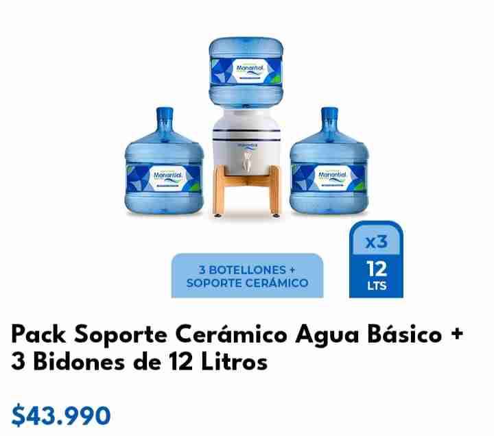 Dispensador de agua con soporte - 2