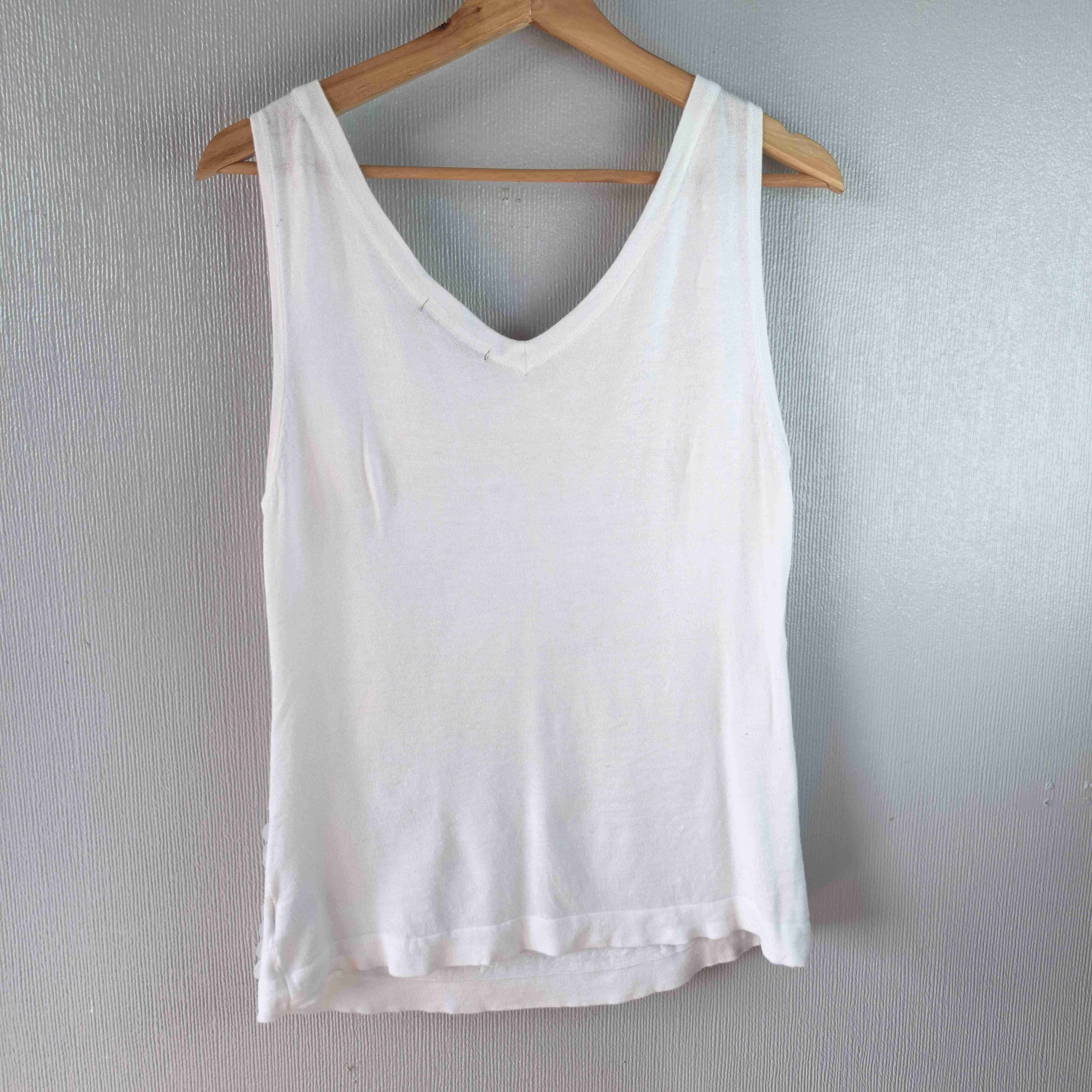 Polera Wados sin mangas con lentejuelas blanca - miniatura 3
