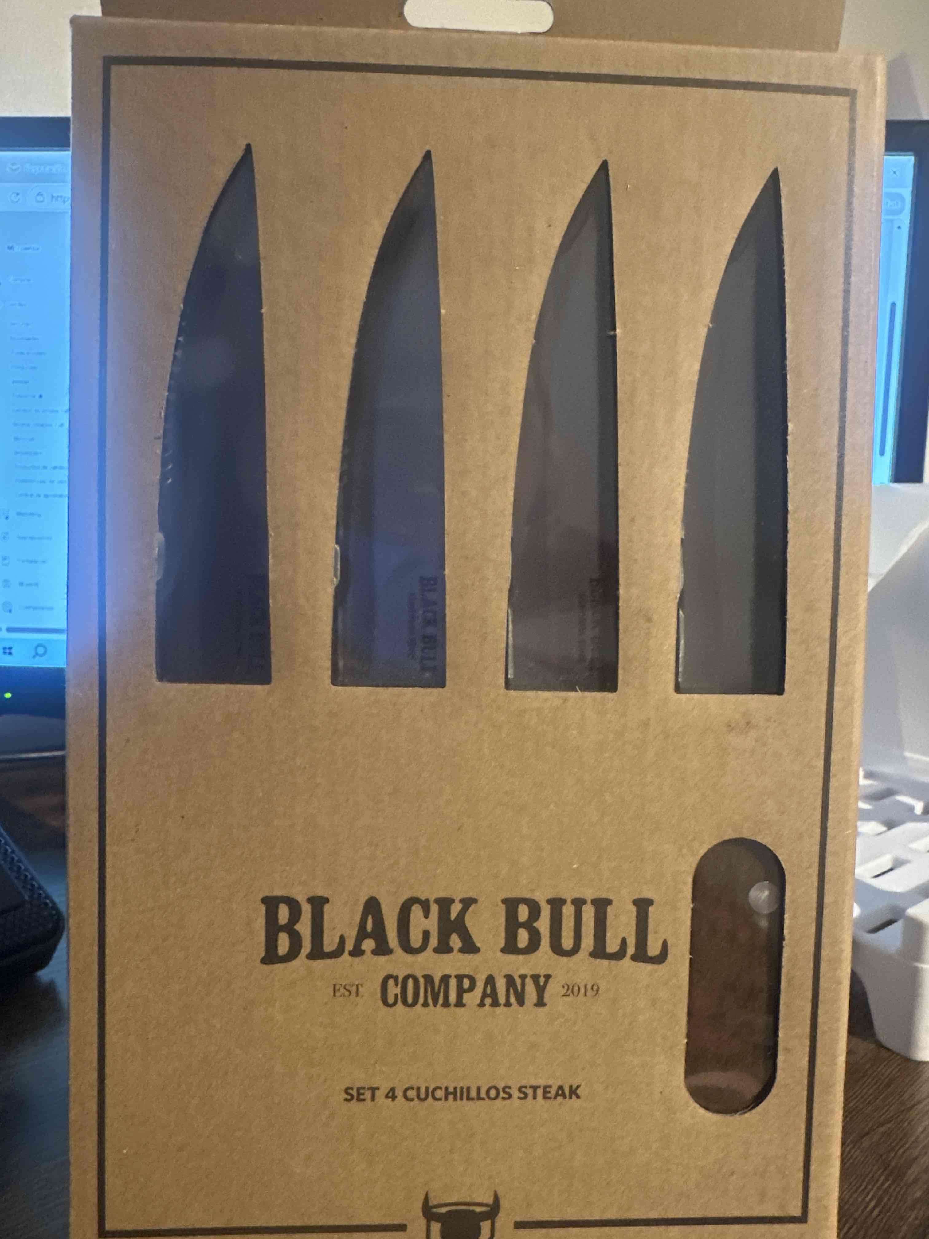 Set de 4 Cuchillos Black Bull - 1