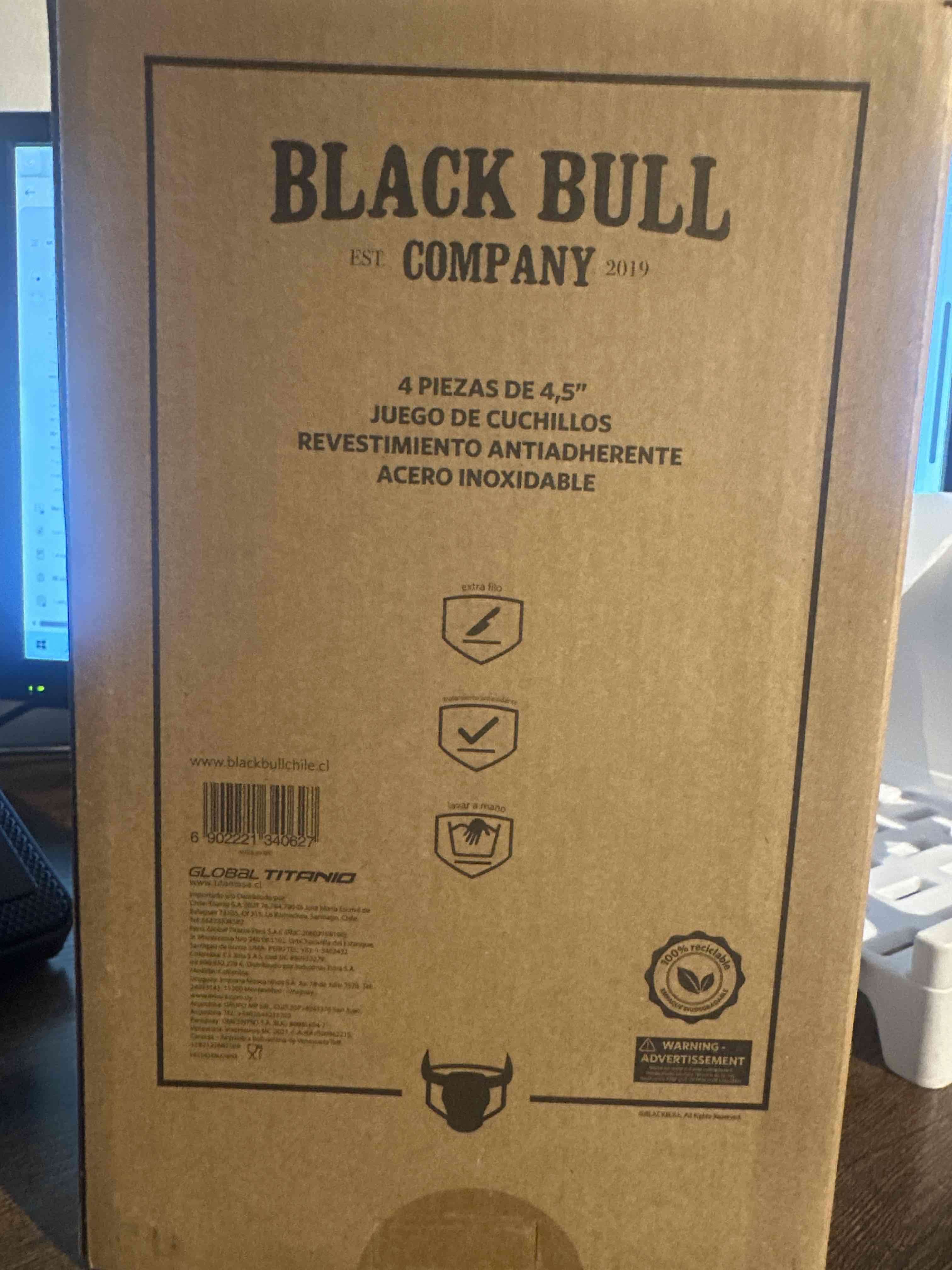 Set de 4 Cuchillos Black Bull - 2