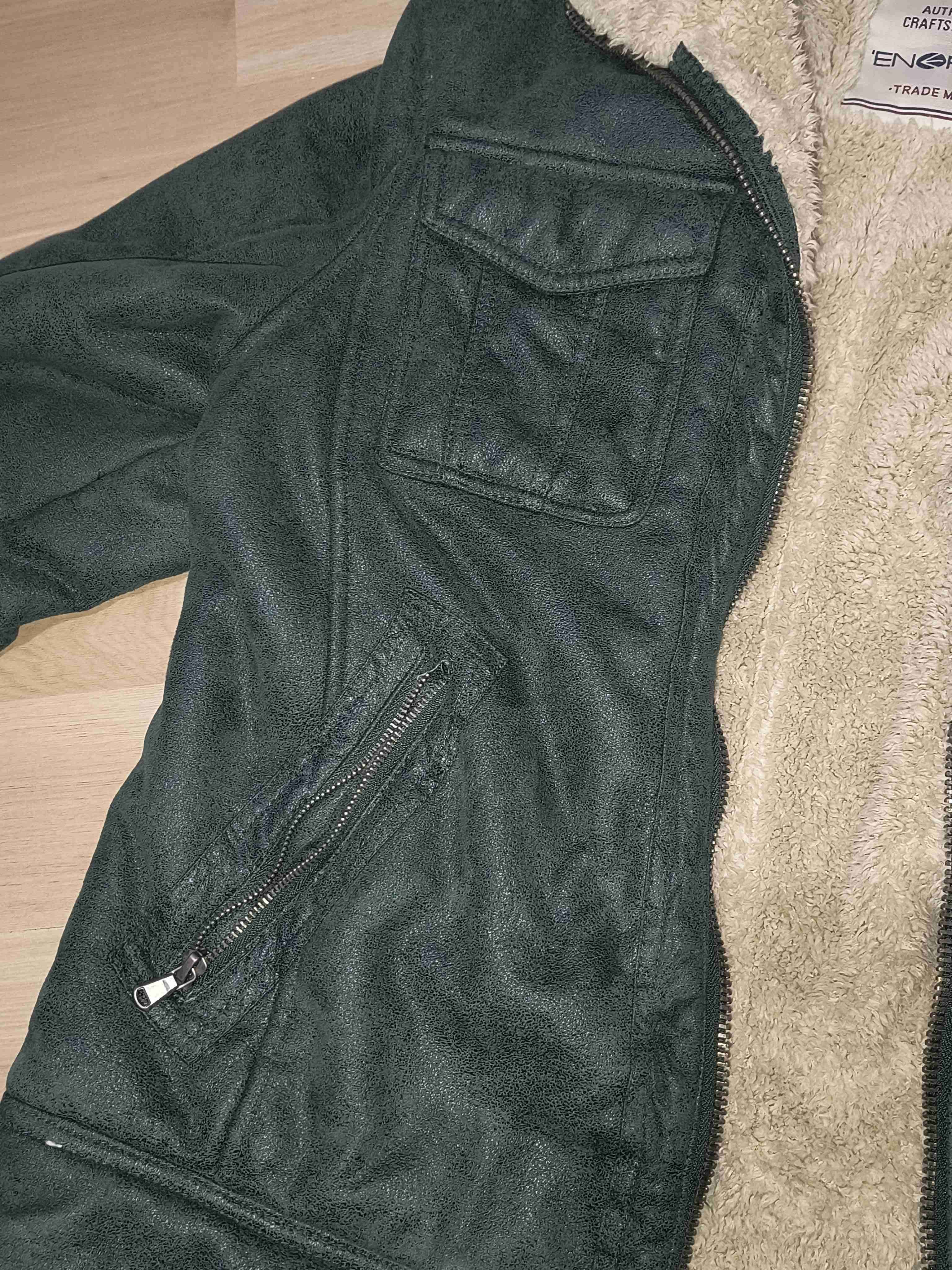 Chaqueta verde con polar - 3