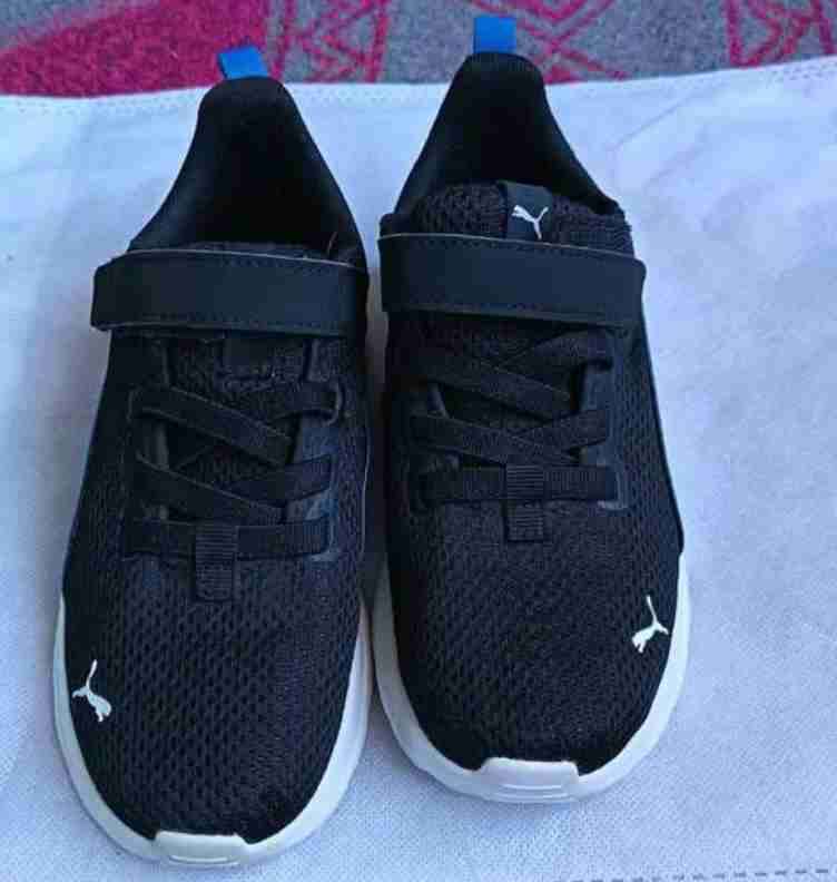 Zapatillas Puma niño blancas y negras - 4