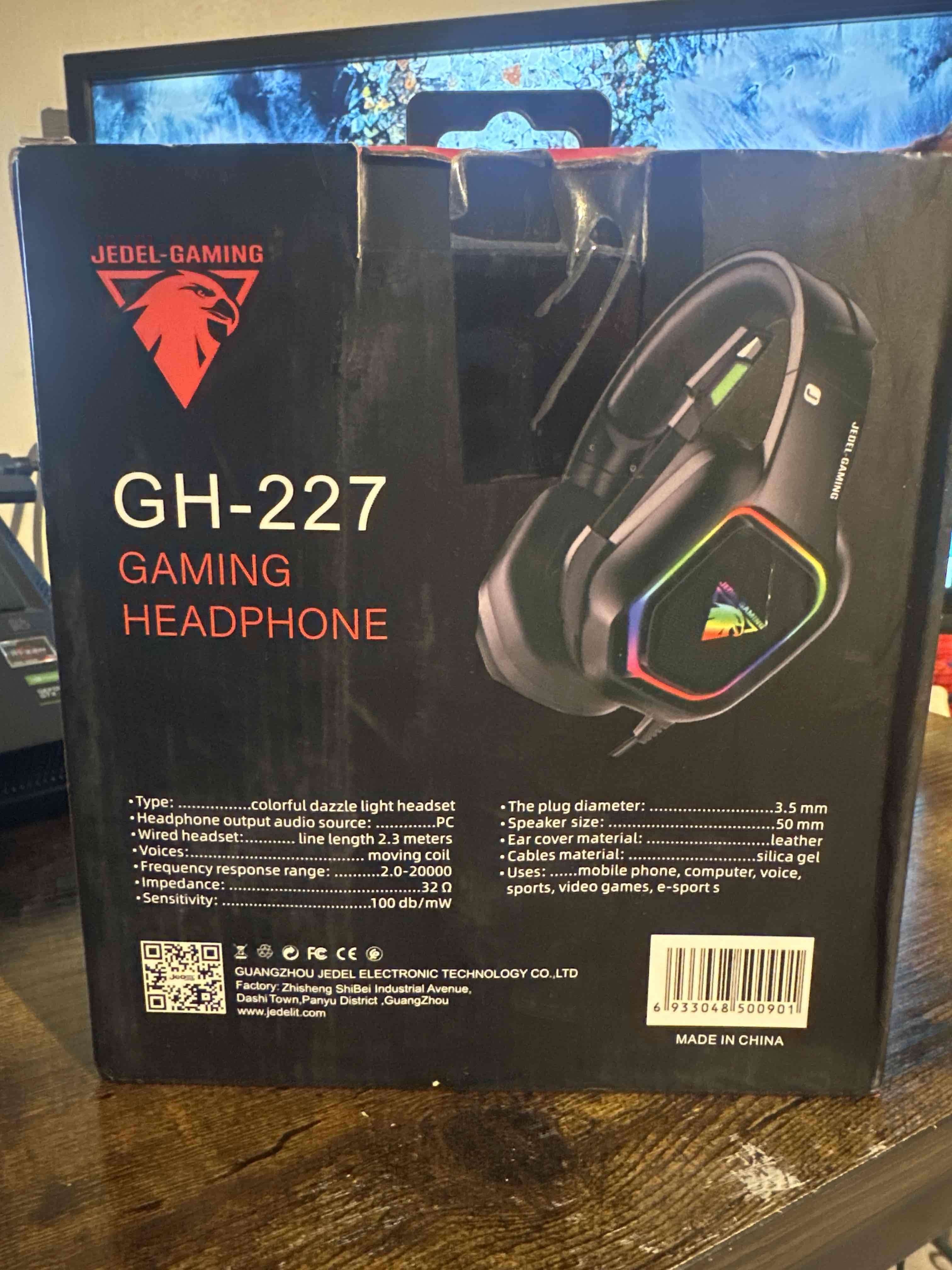 Audífonos gaming Jedel GH-227 - miniatura 2